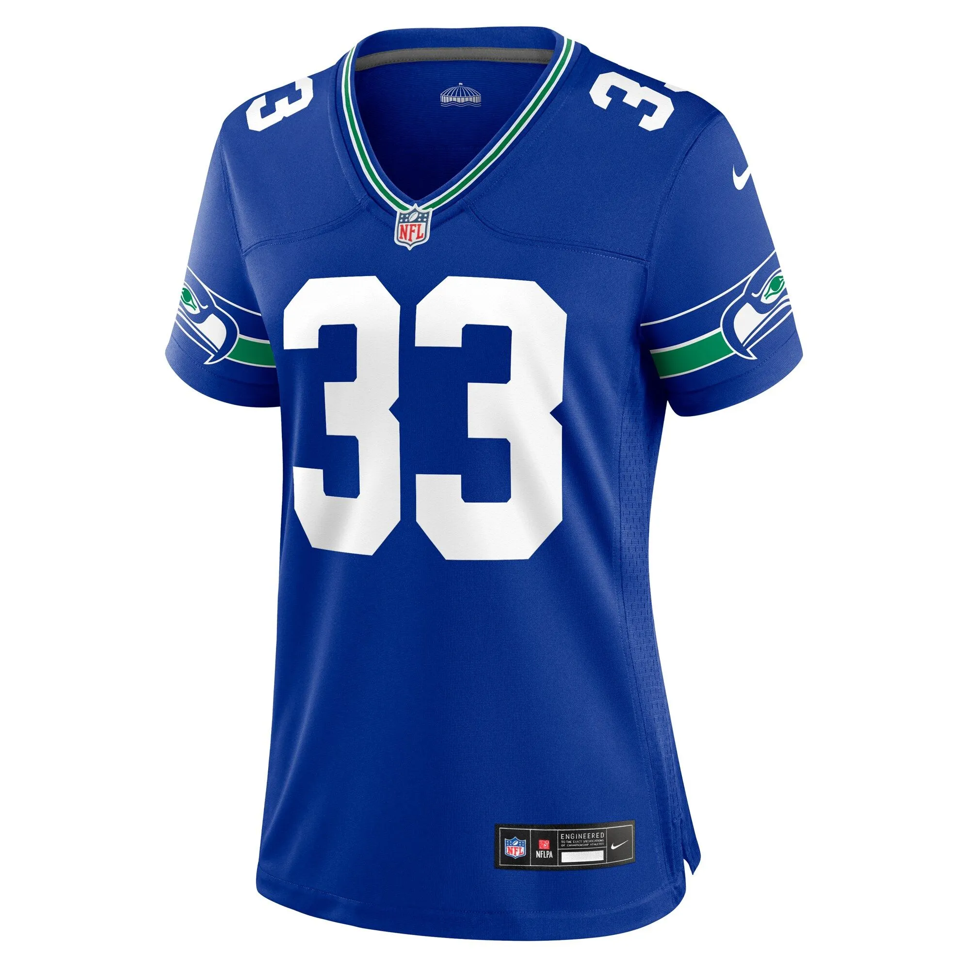 Jamal Adams Seattle Seahawks  Women's Throwback Player Game Jersey - Royal