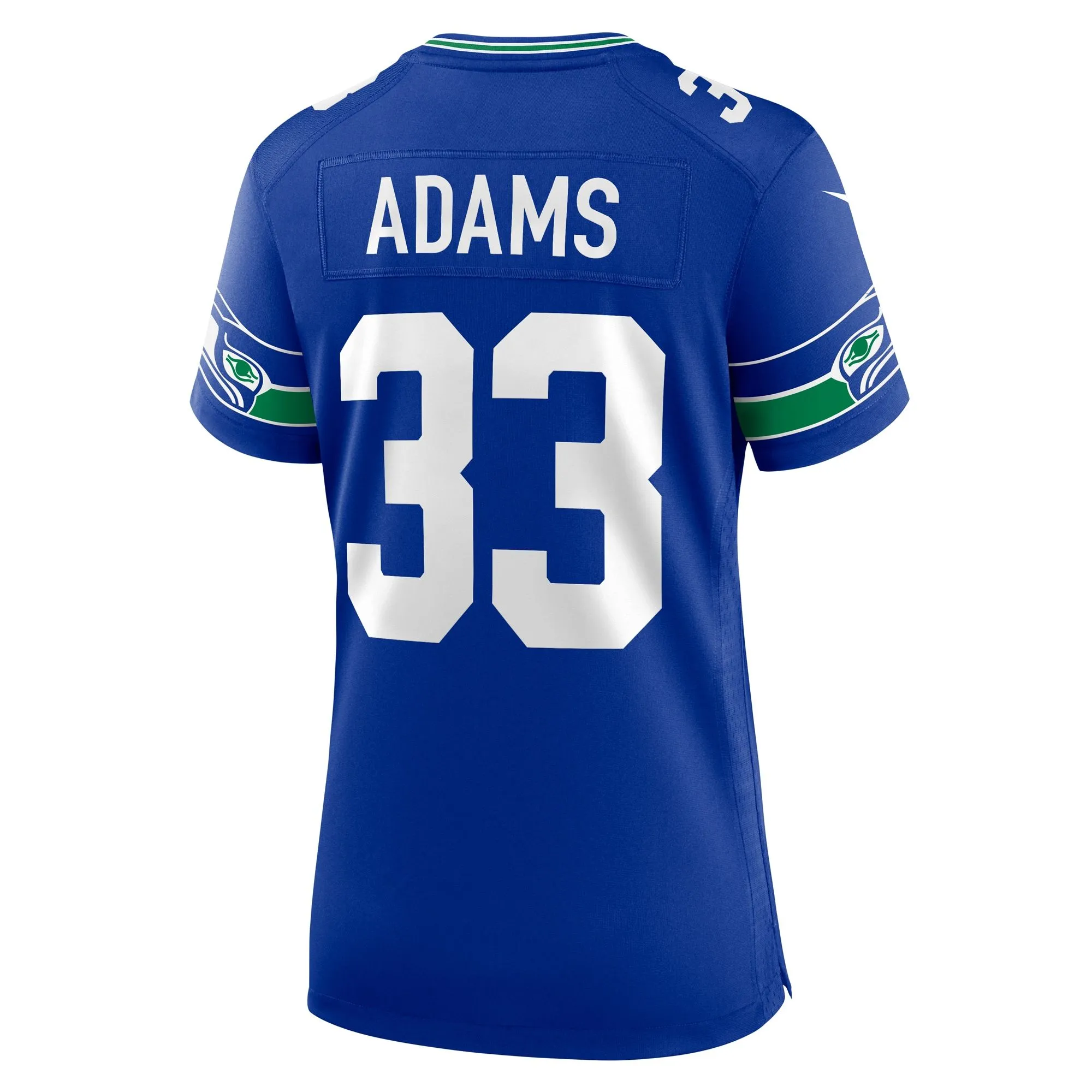 Jamal Adams Seattle Seahawks  Women's Throwback Player Game Jersey - Royal