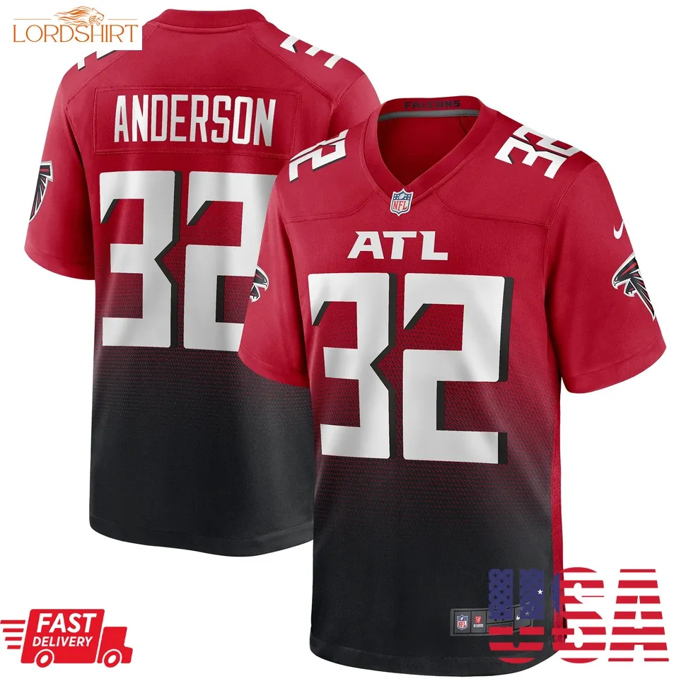 Jamal Anderson Atlanta Falcons  Retired Player Alternate Game Jersey   Red