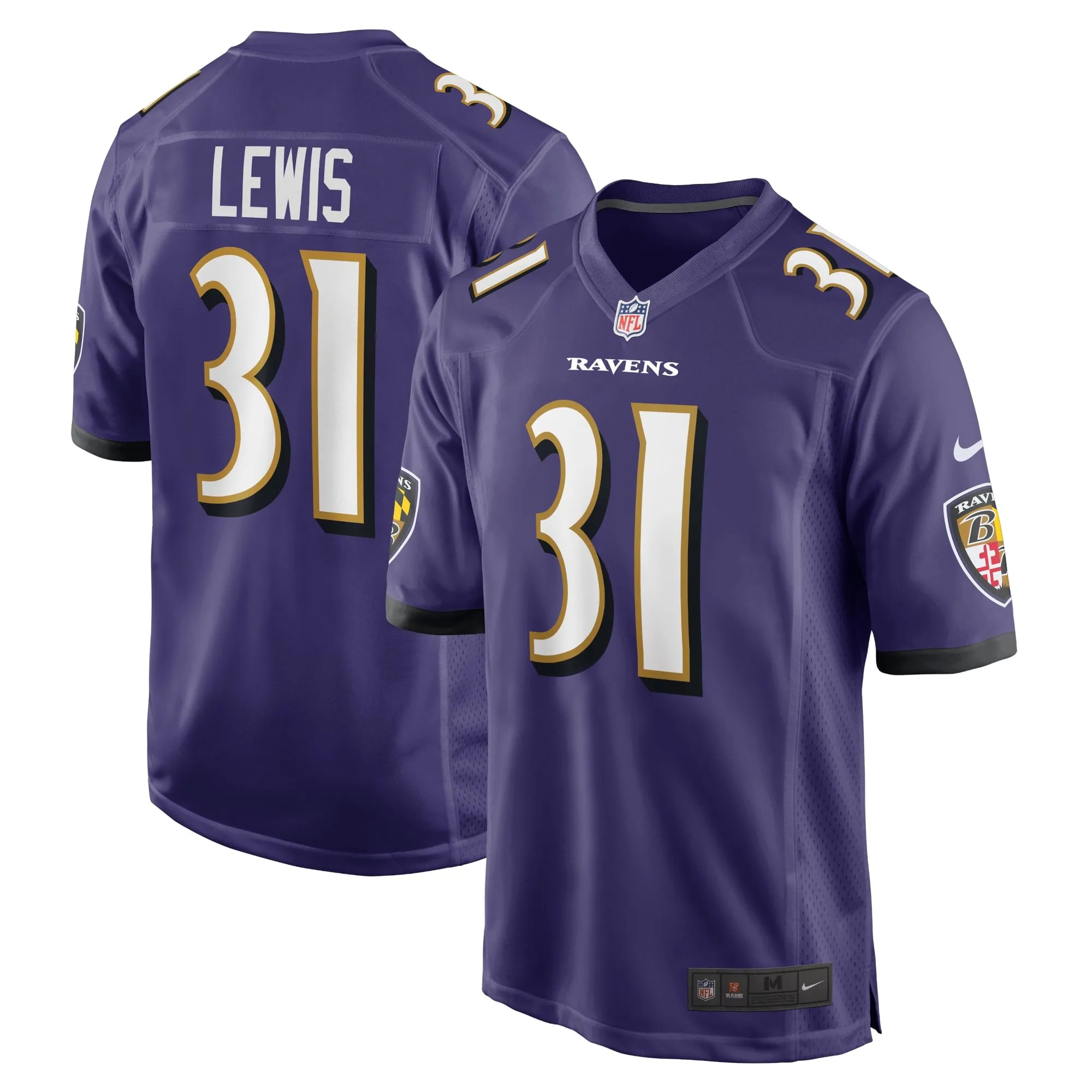 Jamal Lewis Baltimore Ravens  Retired Player Game Jersey - Purple