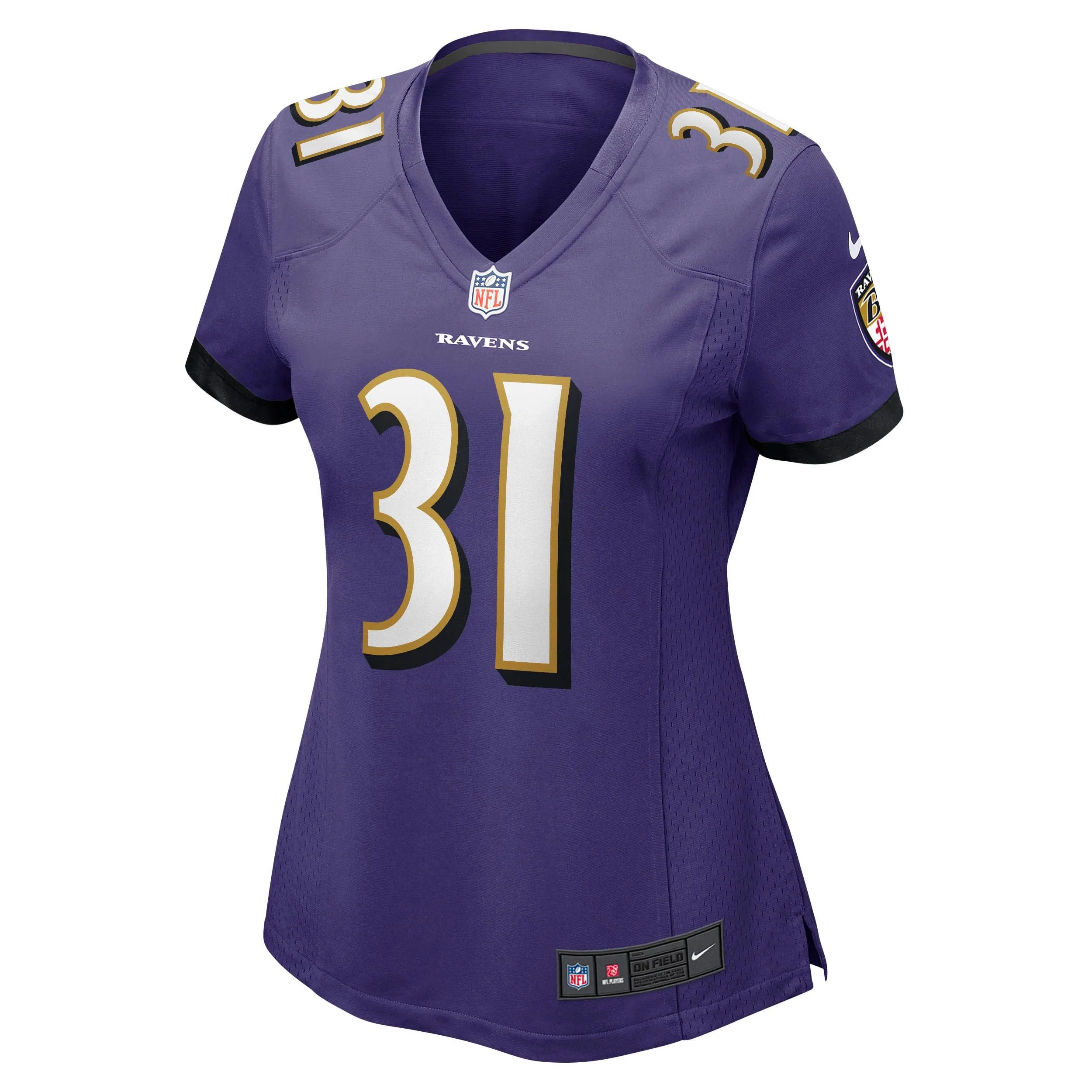 Jamal Lewis Baltimore Ravens  Women's Game Retired Player Jersey - Purple