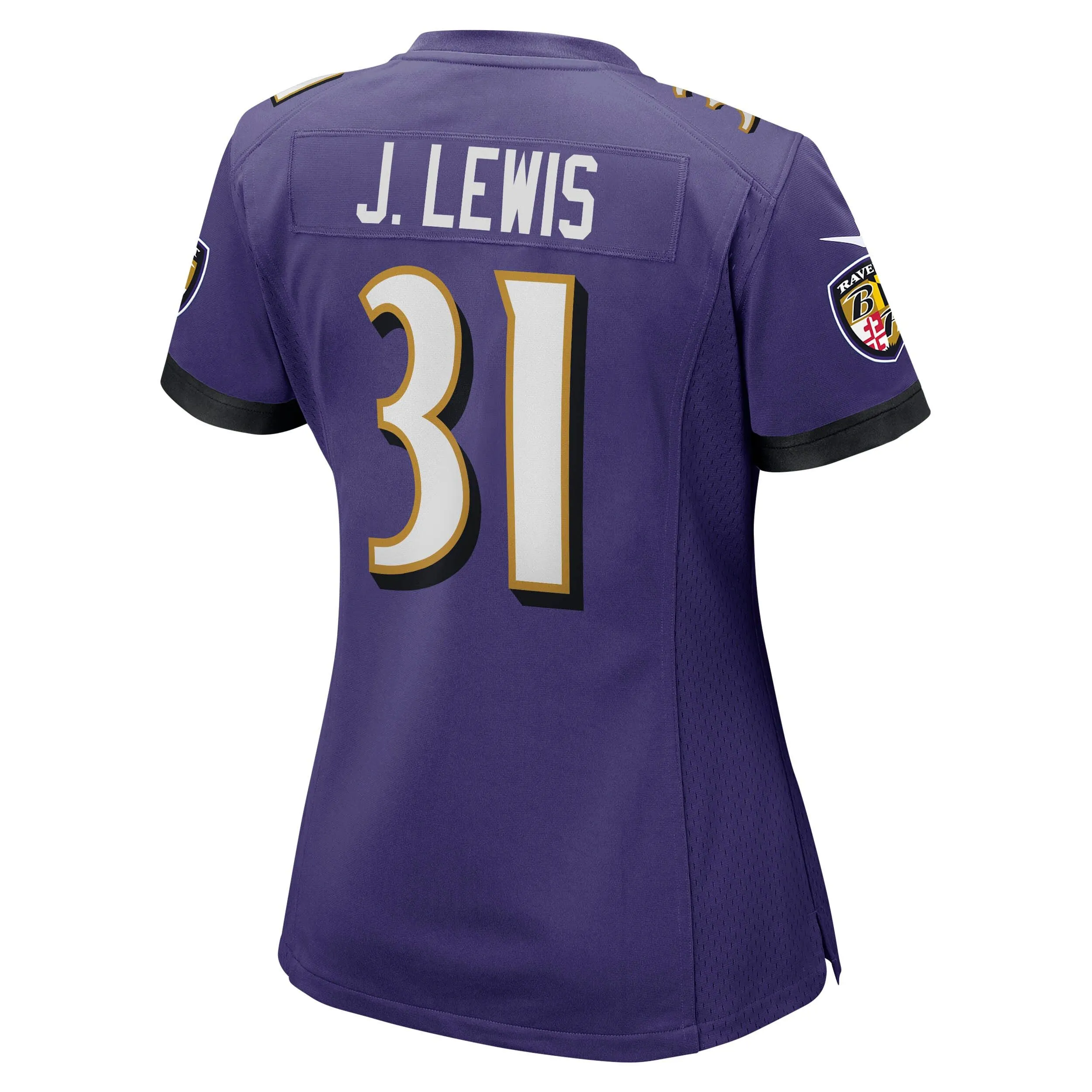 Jamal Lewis Baltimore Ravens  Women's Game Retired Player Jersey - Purple