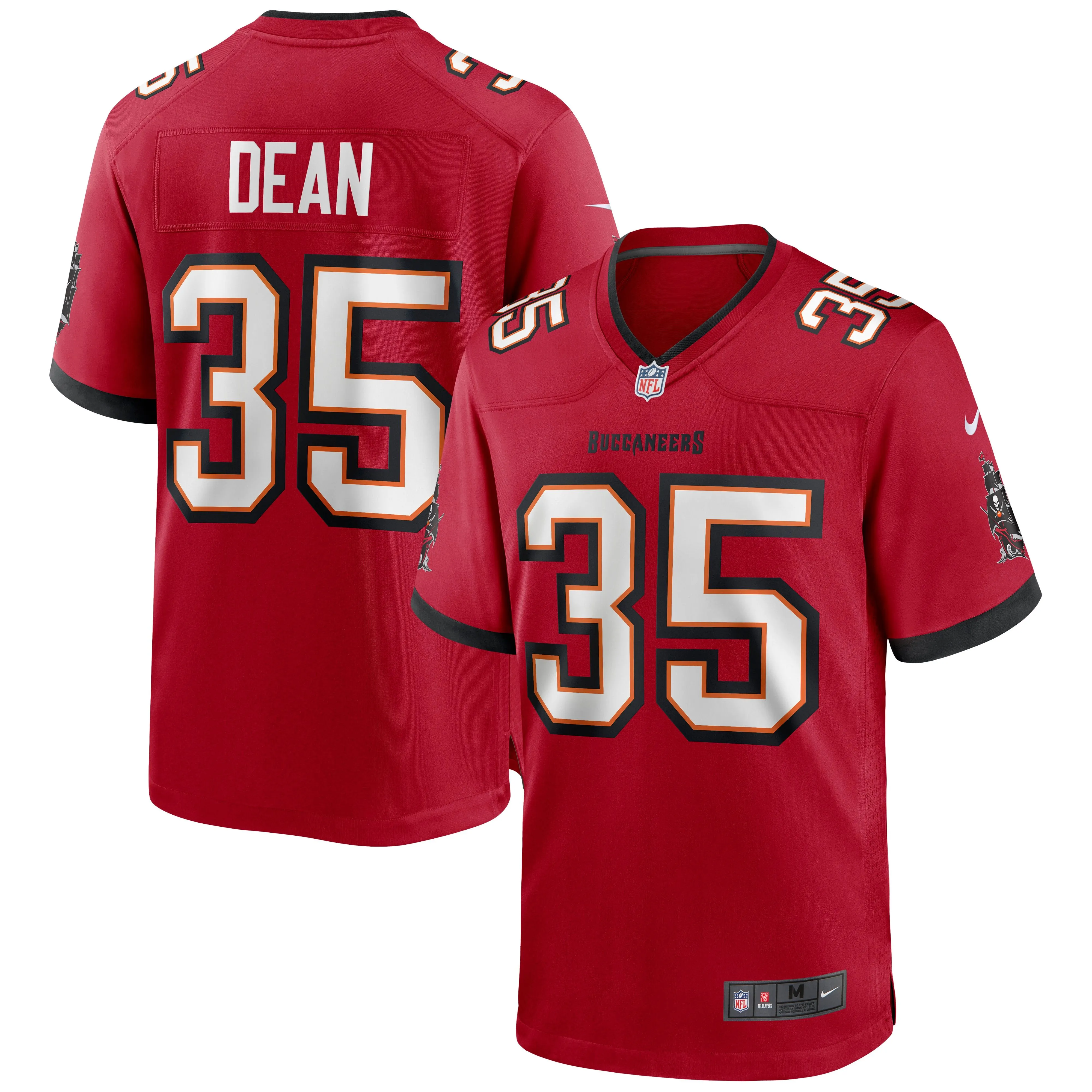 Jamel Dean Tampa Bay Buccaneers  Game Jersey - Red