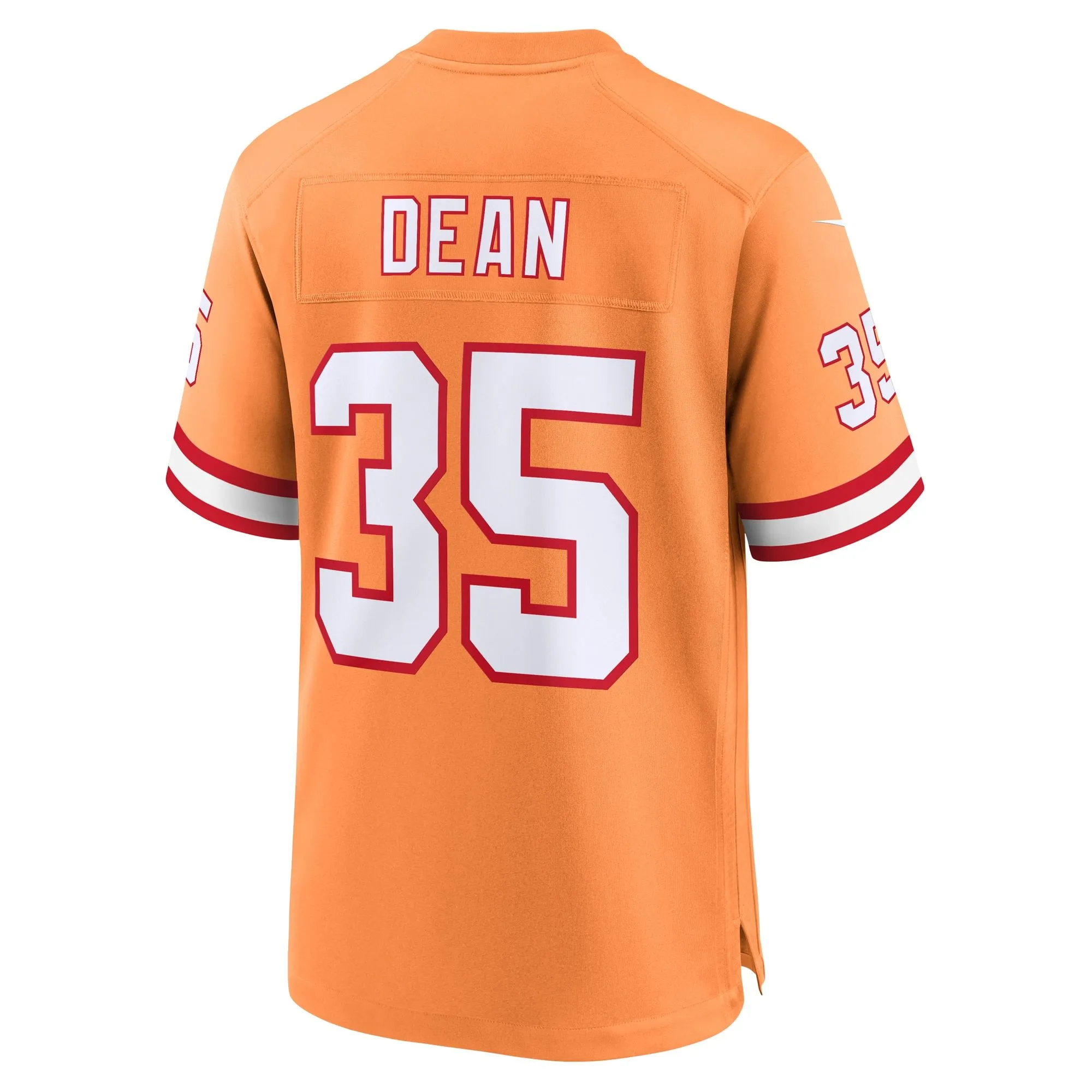 Jamel Dean Tampa Bay Buccaneers  Throwback Game Jersey - Orange