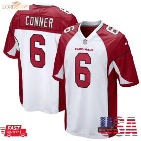 James Conner Arizona Cardinals  Game Player Jersey   White