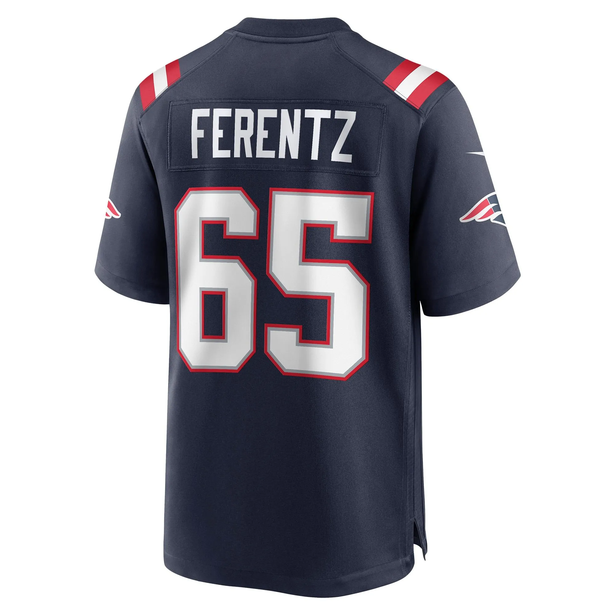 James Ferentz New England Patriots  Game Jersey - Navy