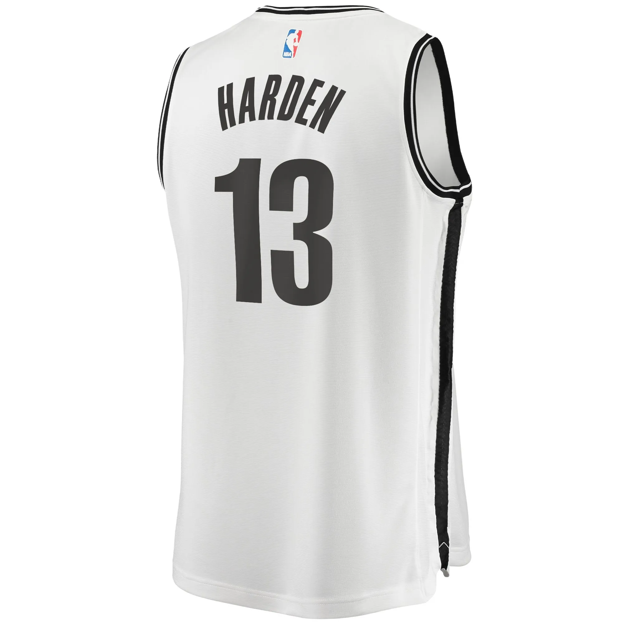 James Harden Brooklyn Nets Fanatics Branded Fast Break Replica Jersey White - Association Edition