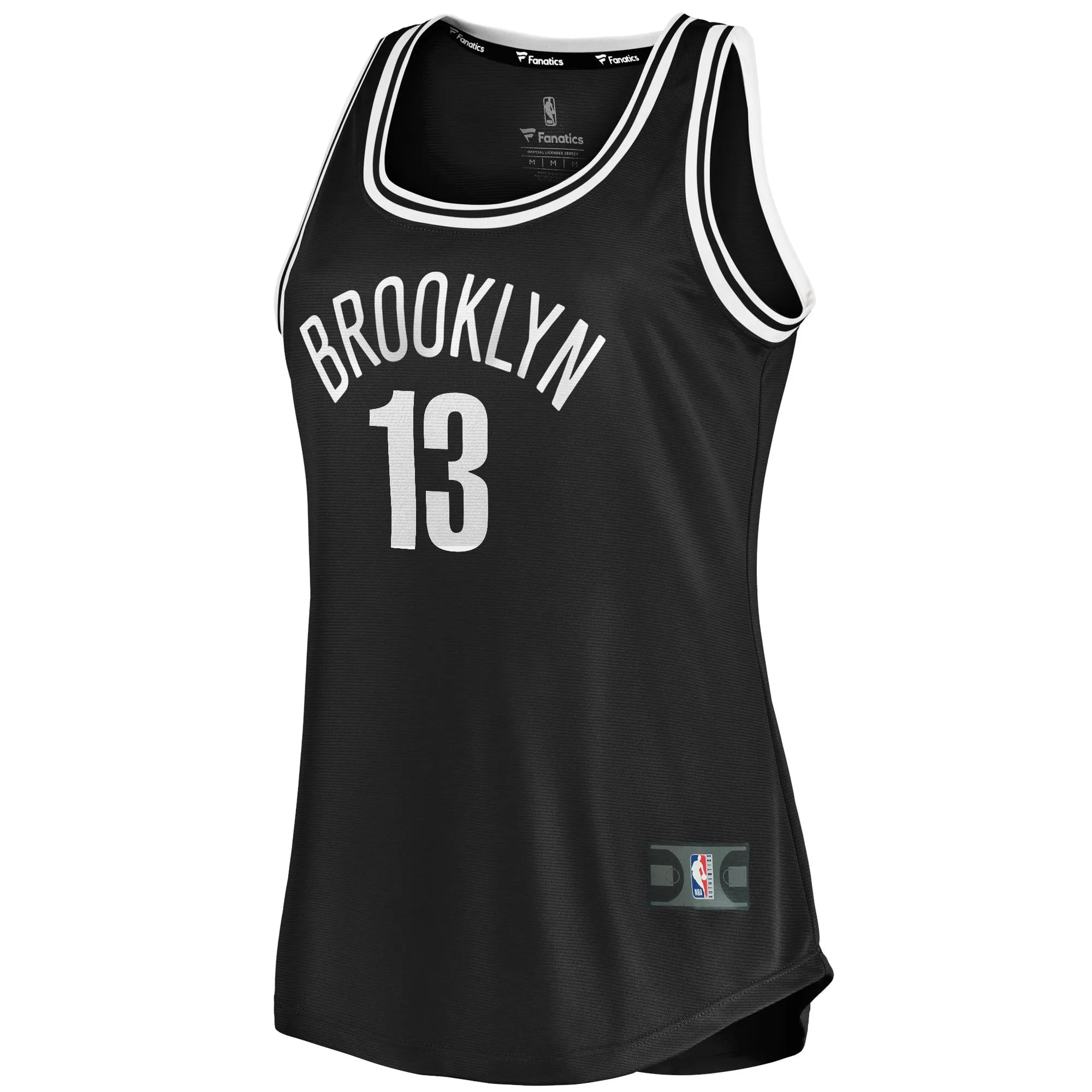 James Harden Brooklyn Nets Fanatics Branded Women's Fast Break Tank Jersey - Icon Edition - Black