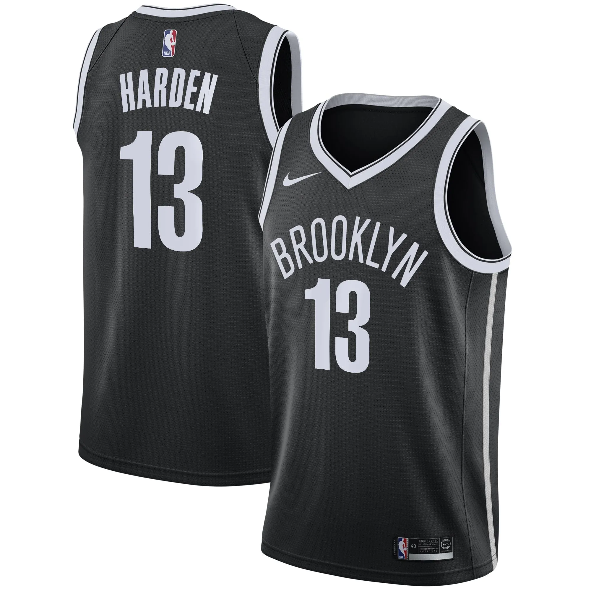 James Harden Brooklyn Nets  2020/21 Swingman Jersey Black - Icon Edition