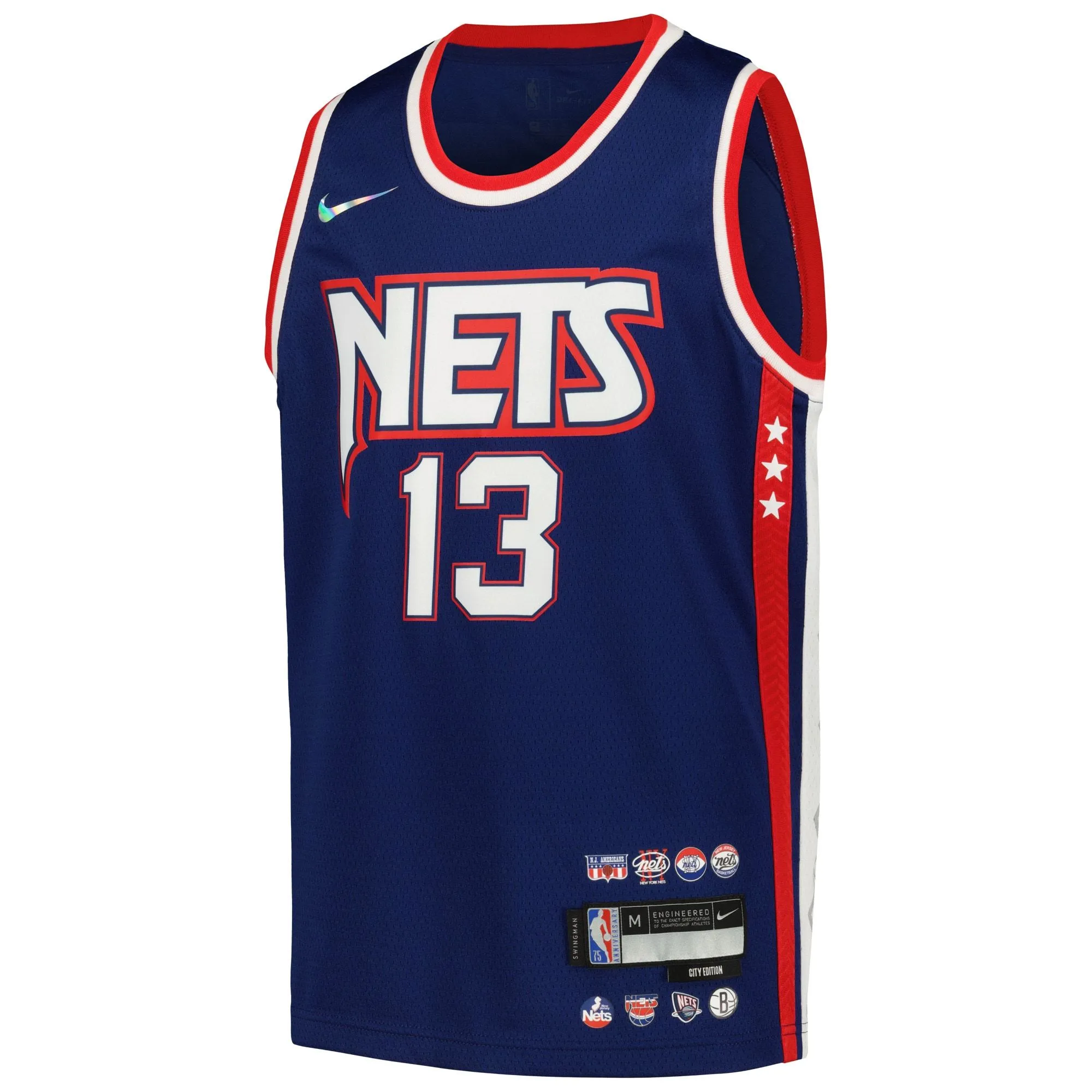 James Harden Brooklyn Nets  Youth Swingman Jersey - City Edition - Navy