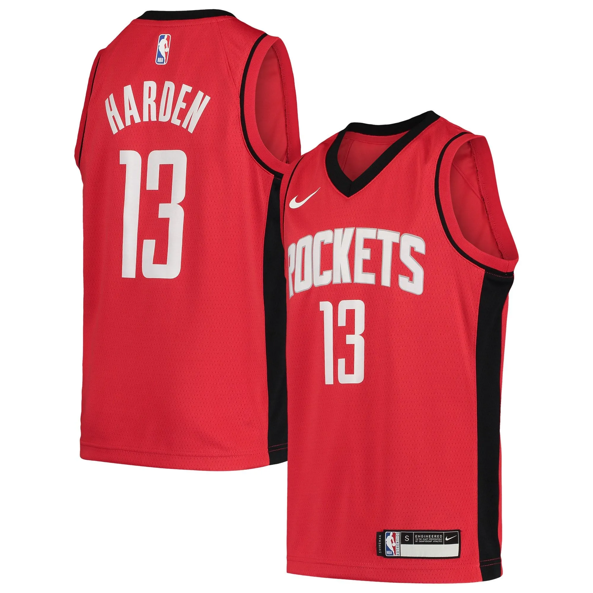 James Harden Houston Rockets  Youth Team Swingman Jersey - Icon Edition - Red