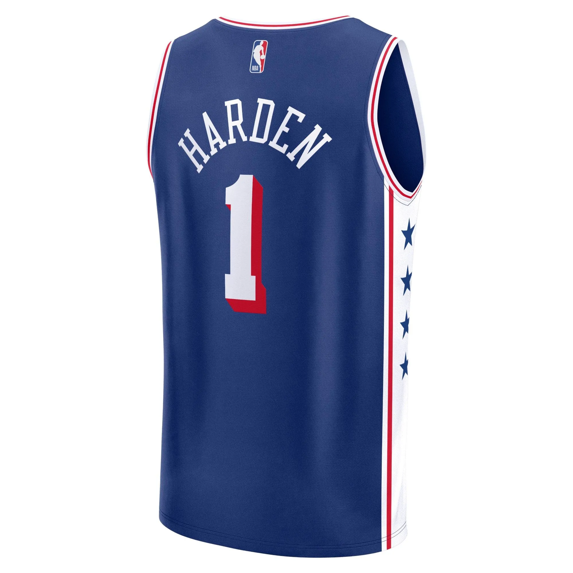 James Harden Philadelphia 76ers Fanatics Branded Fast Break Replica Jersey - Icon Edition - Royal