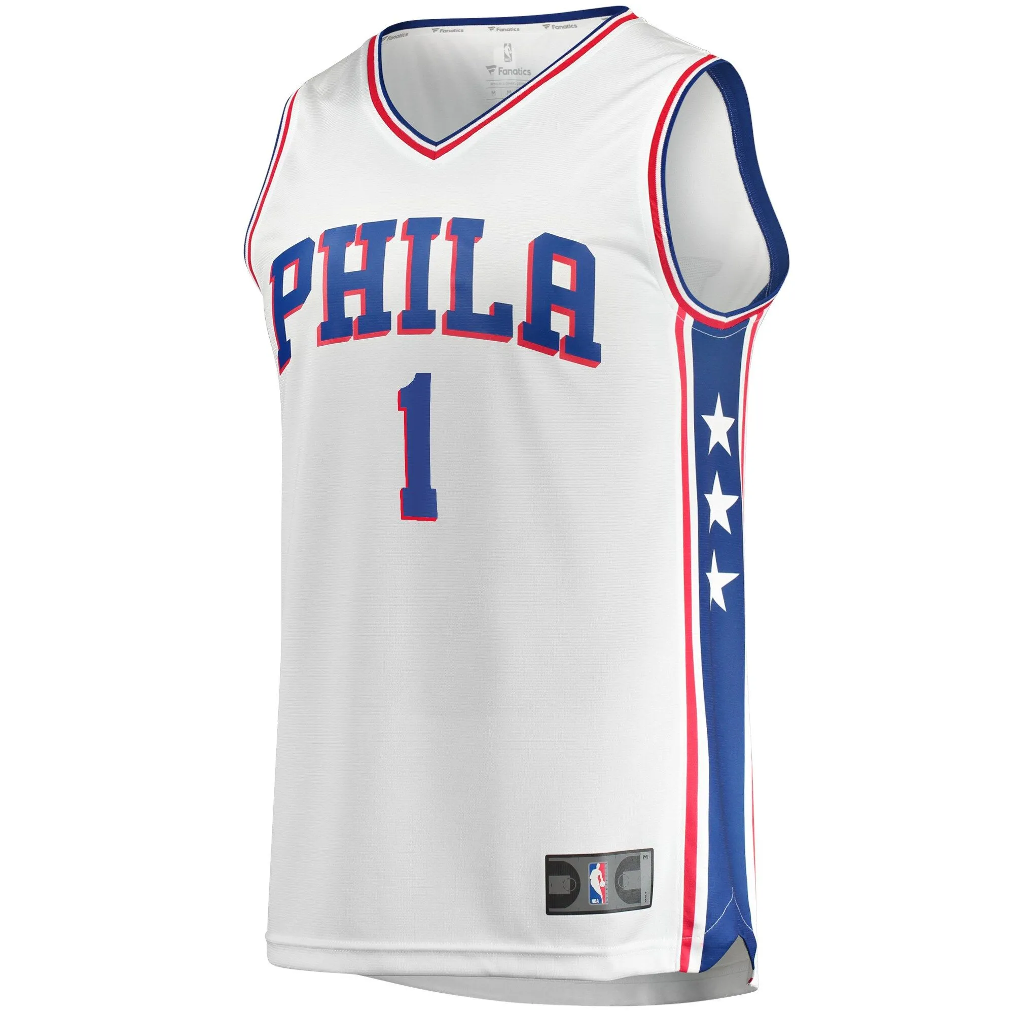 James Harden Philadelphia 76ers Fanatics Branded Fastbreak Replica Player Jersey - Association Edition - White