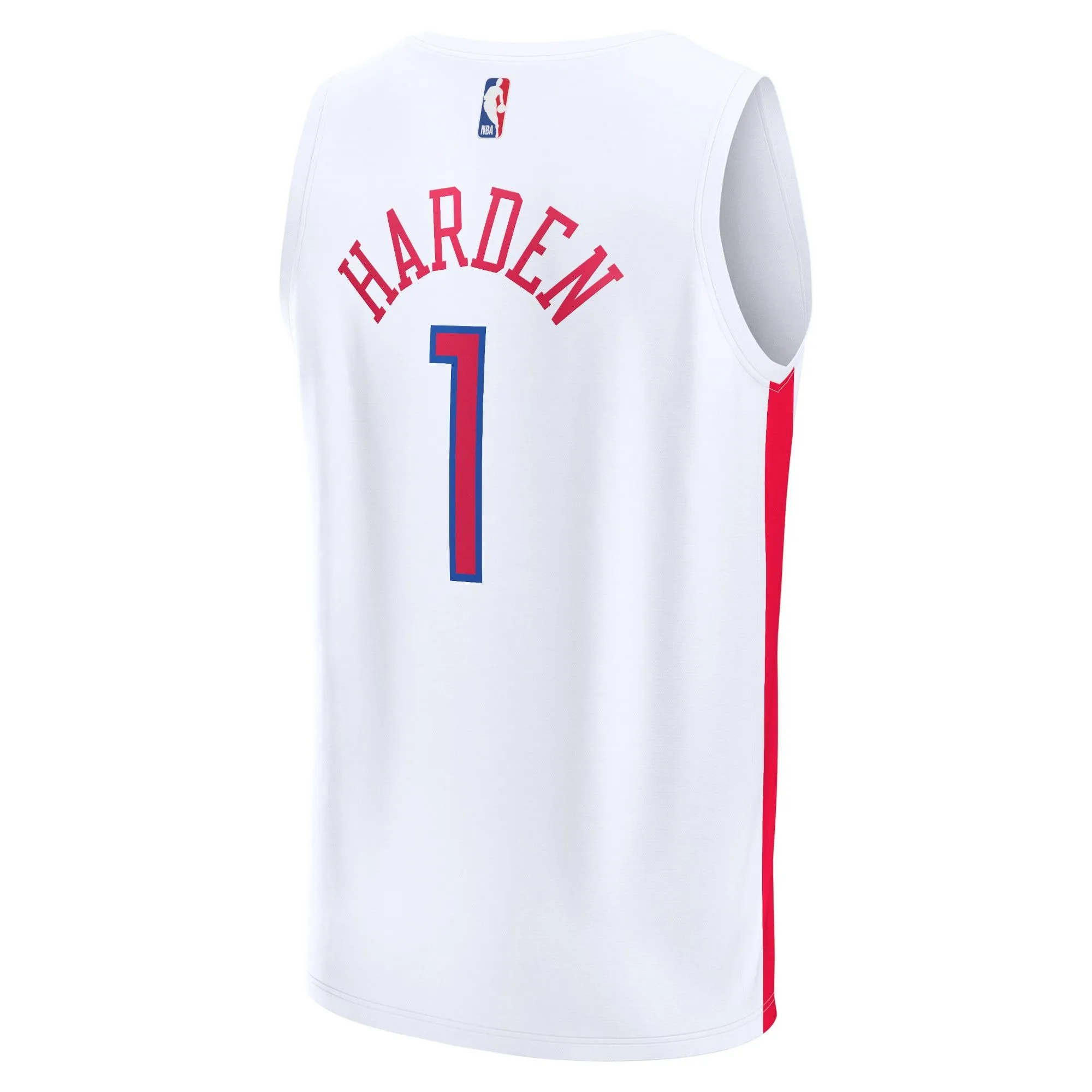 James Harden Philadelphia 76ers Fanatics Branded Youth Fastbreak Jersey - City Edition - White