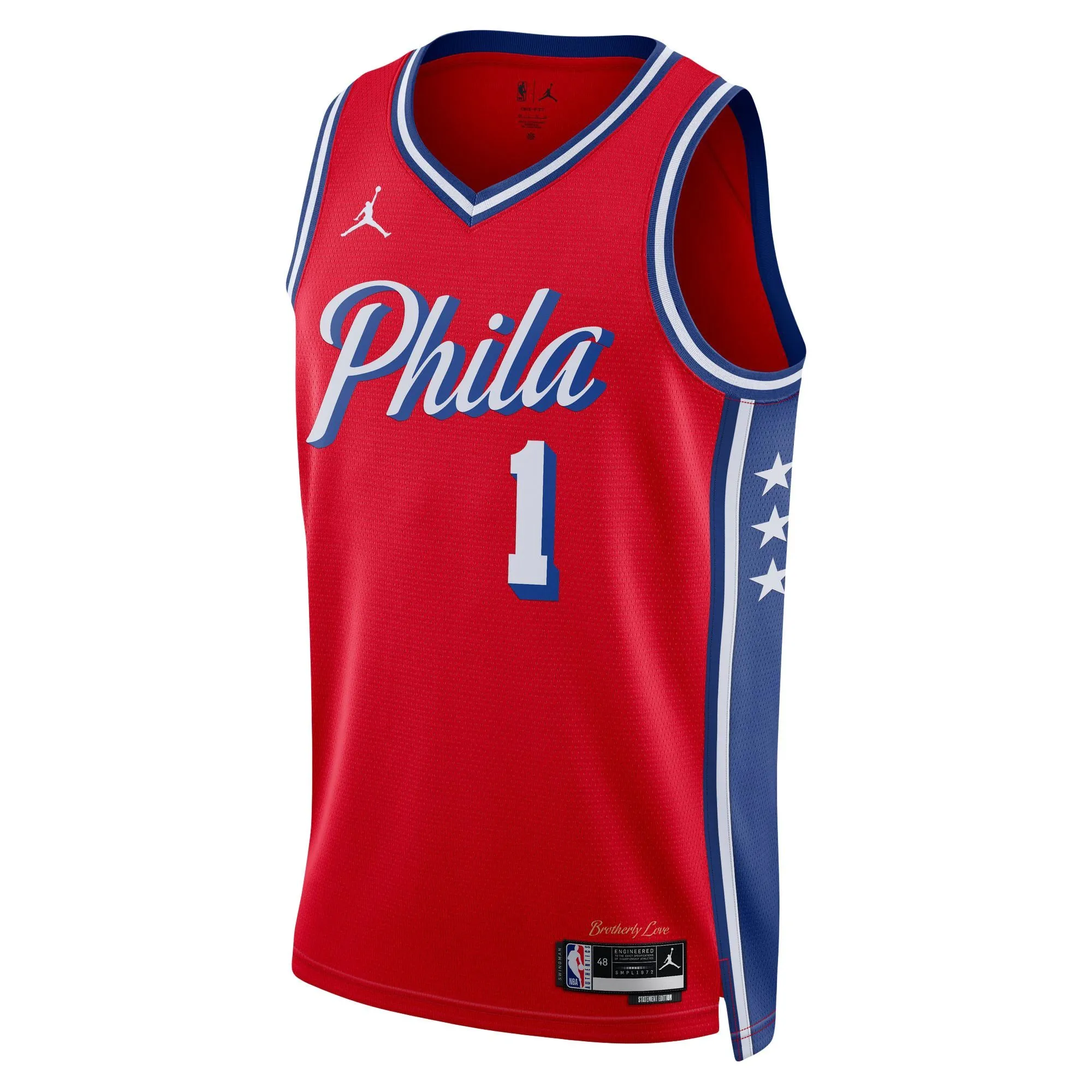 James Harden Philadelphia 76ers Jordan Brand Unisex Swingman Jersey - Statement Edition - Red