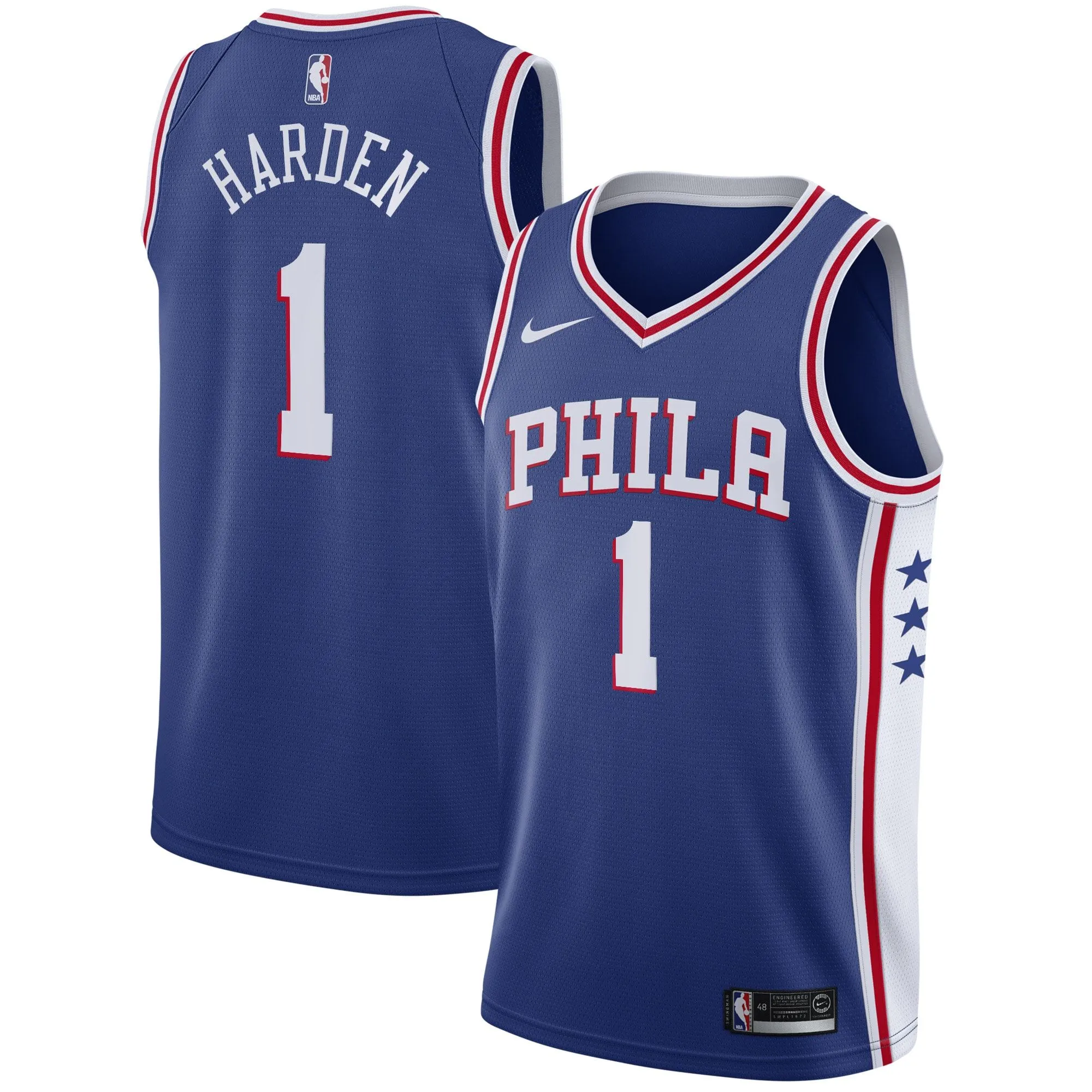 James Harden Philadelphia 76ers  Swingman Jersey - Icon Edition - Royal