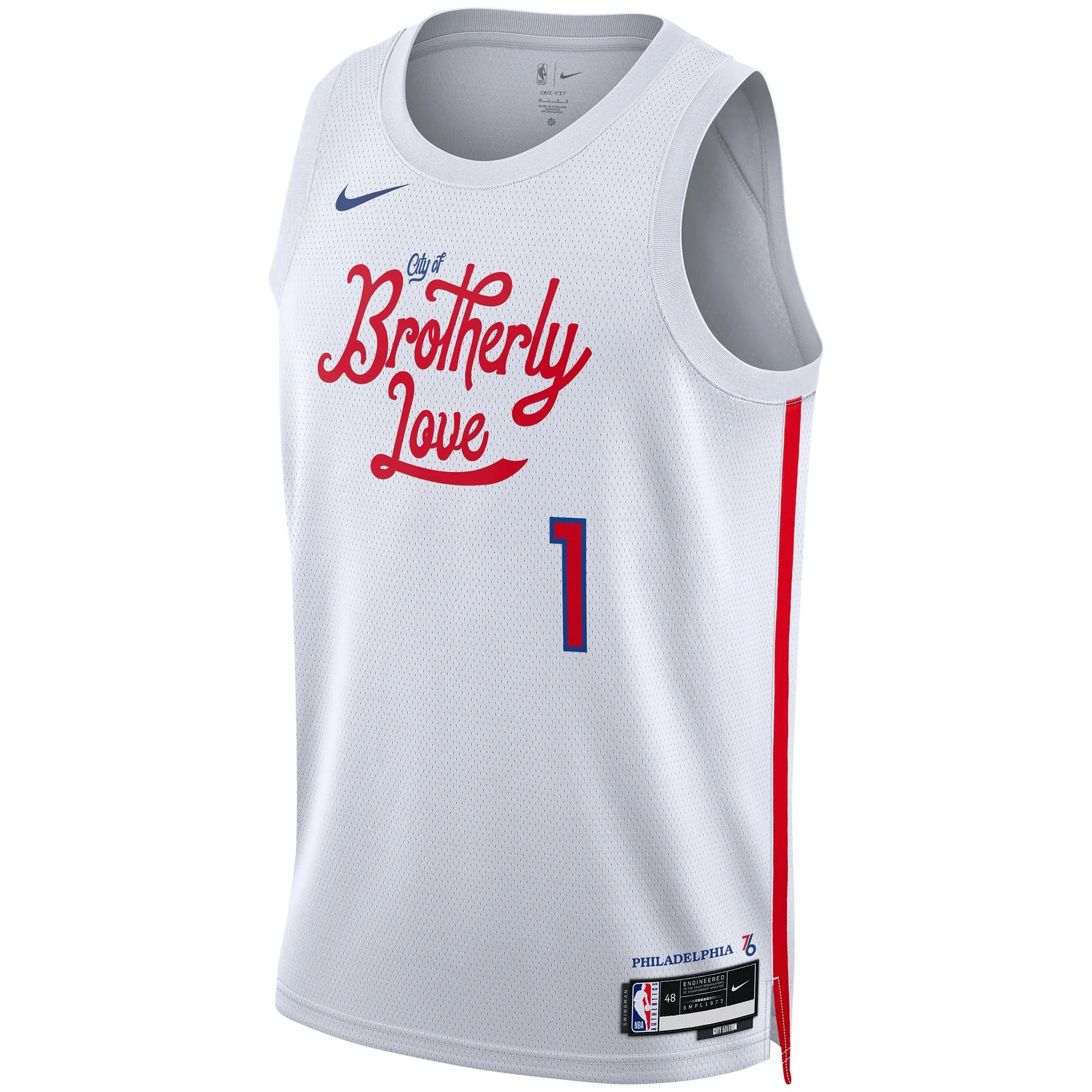 James Harden Philadelphia 76ers  Unisex 2022/23 Swingman Jersey - City Edition - White