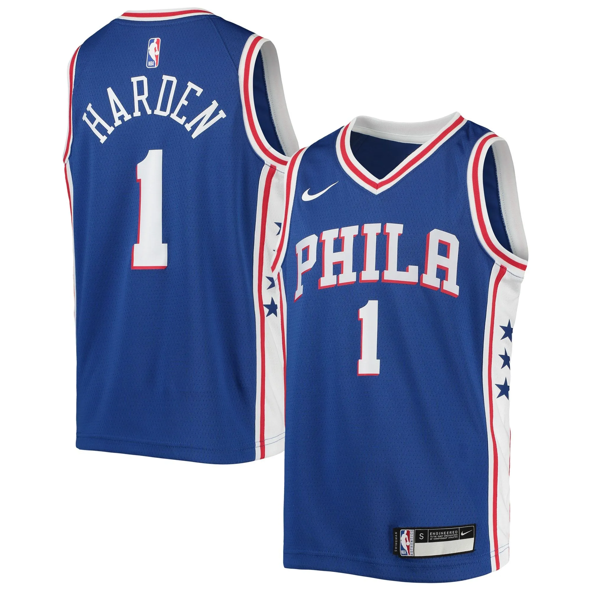 James Harden Philadelphia 76ers  Youth Swingman Jersey - Icon Edition - Royal