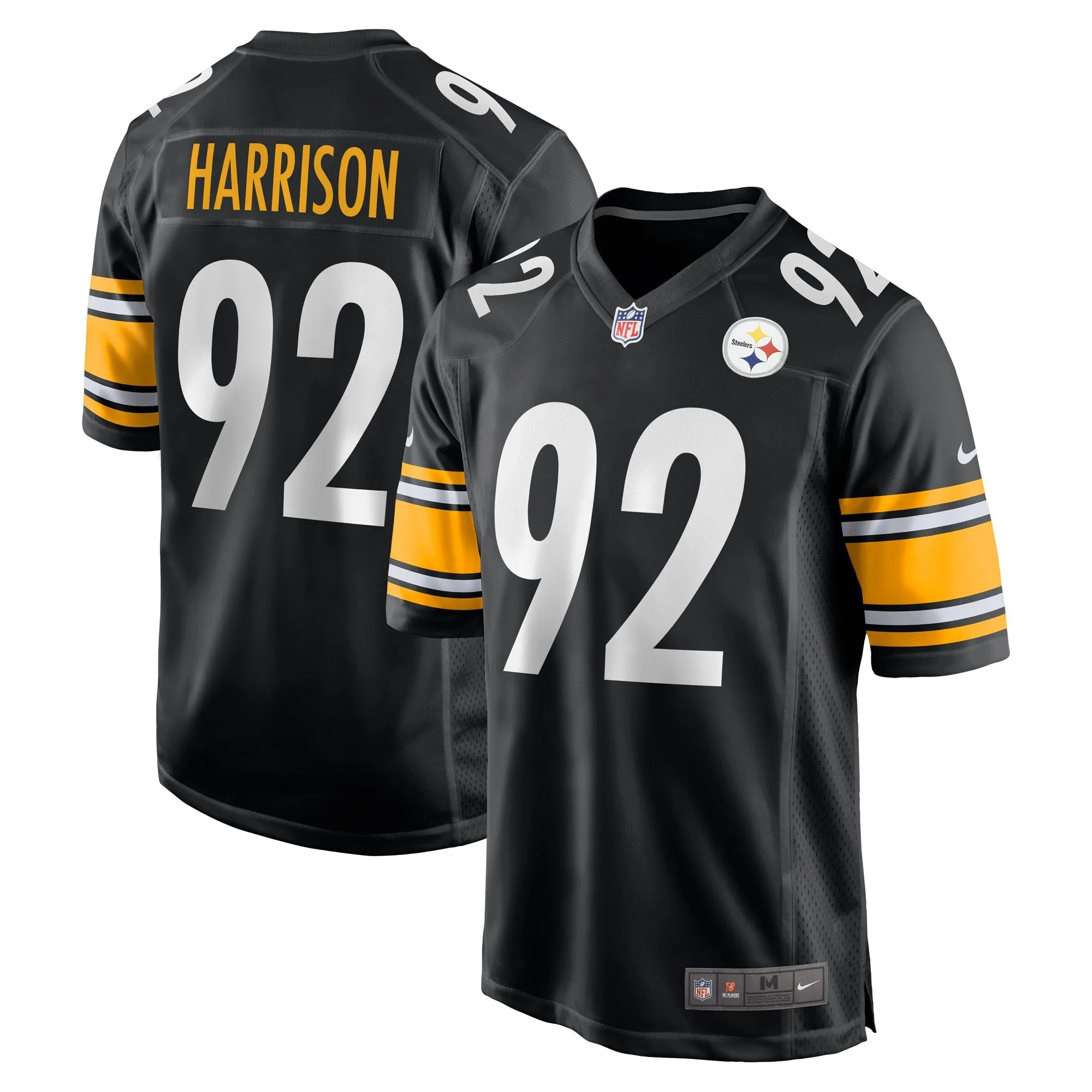 James Harrison Pittsburgh Steelers  Retired Game Jersey - Black