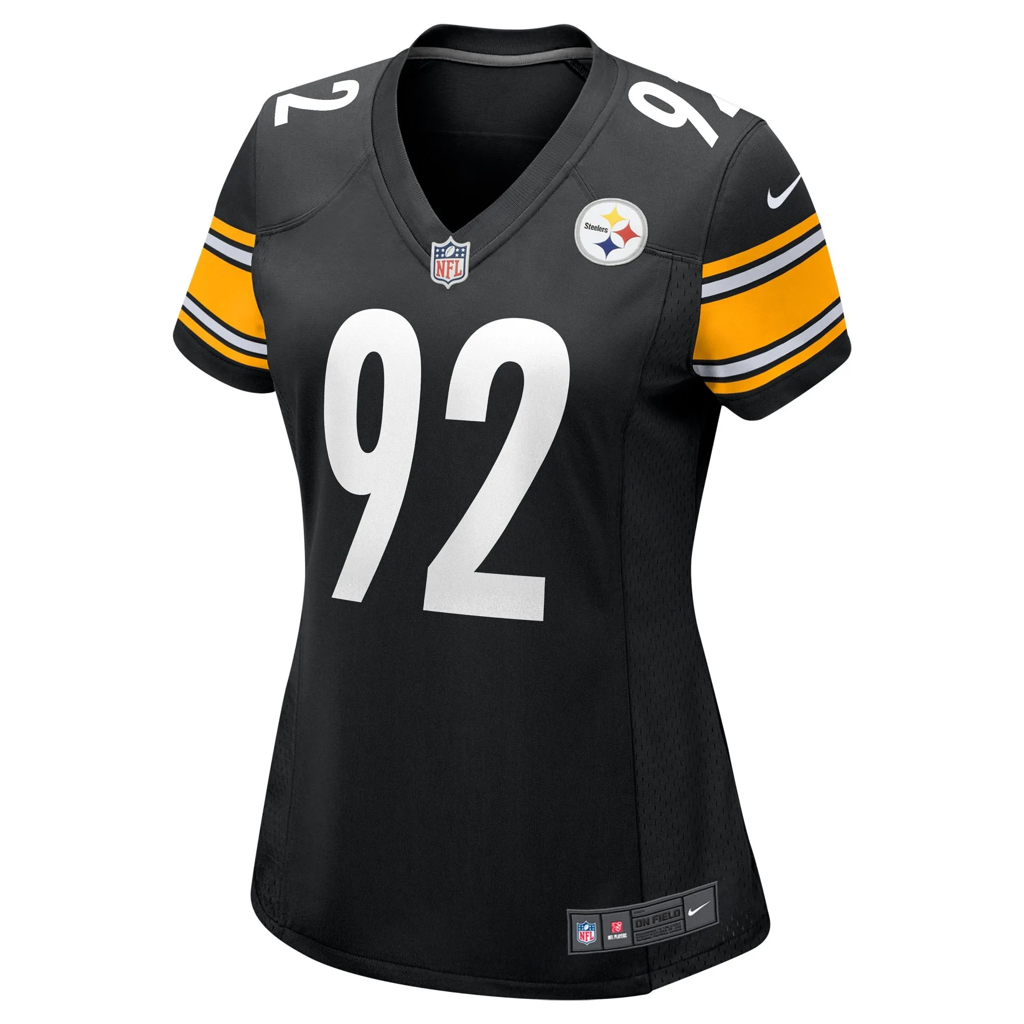 James Harrison Pittsburgh Steelers  Women's Retired Game Jersey - Black