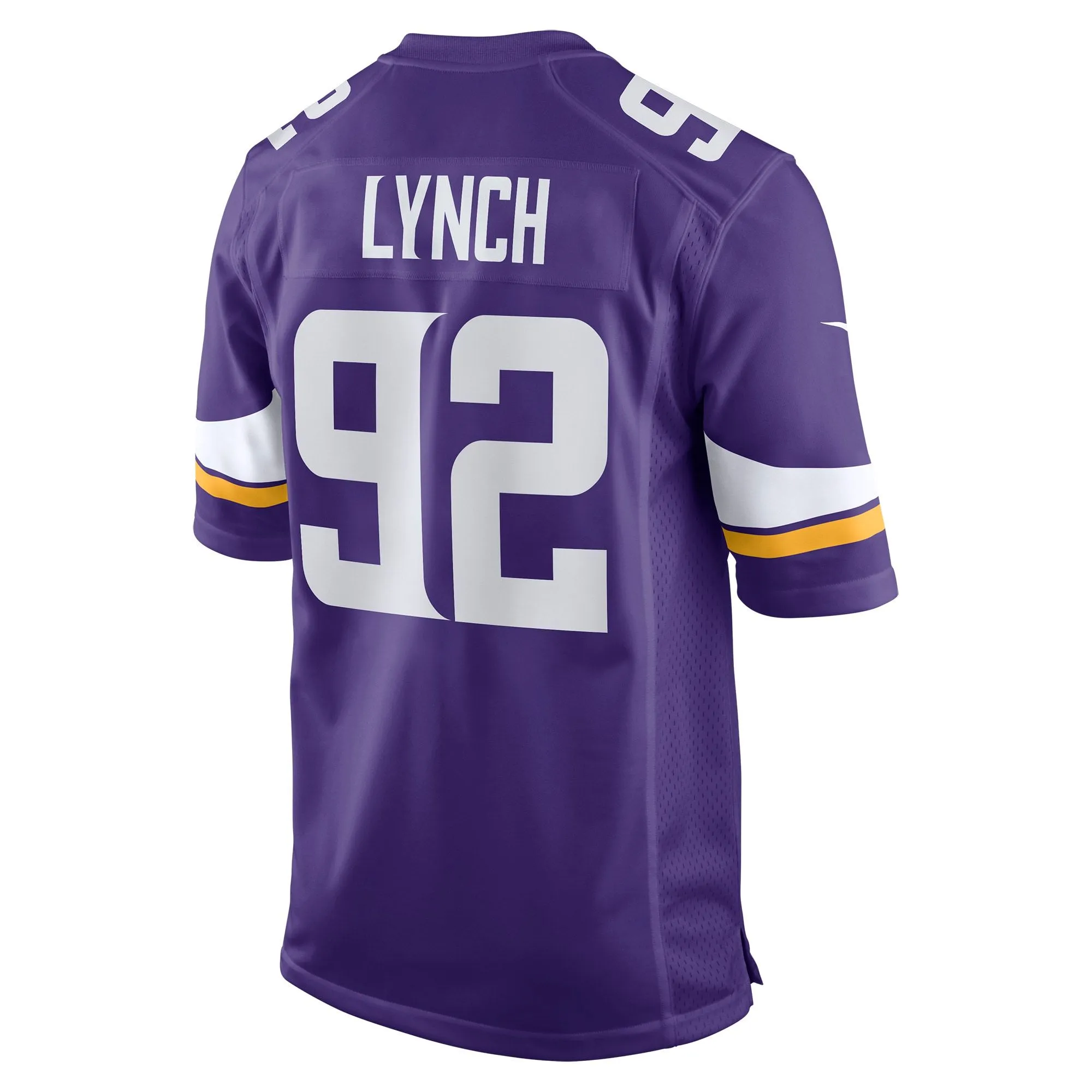 James Lynch Minnesota Vikings  Game Player Jersey - Purple