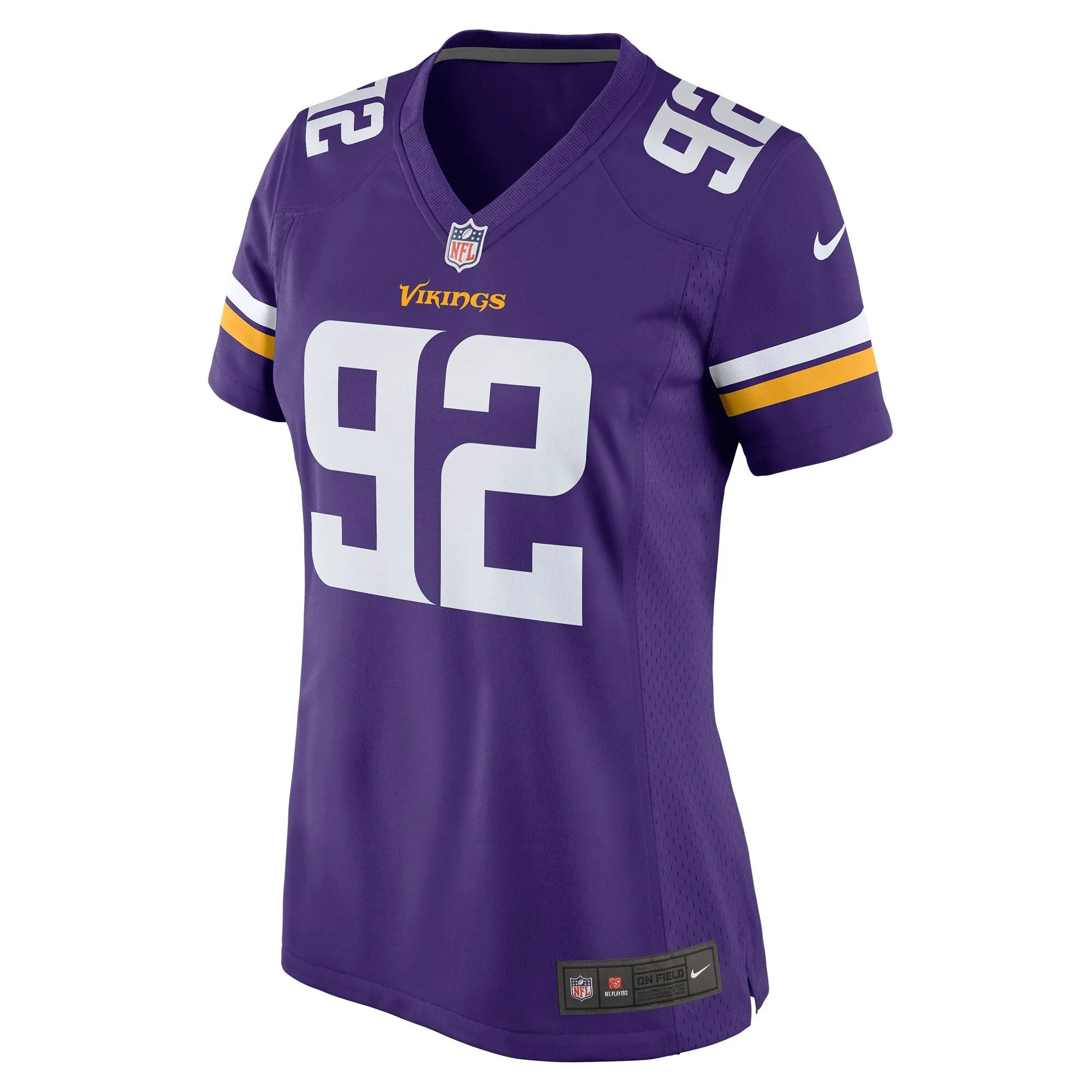 James Lynch Minnesota Vikings  Women's Game Player Jersey - Purple