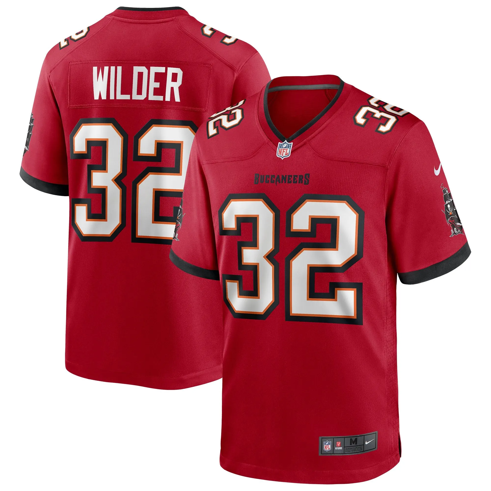 James Wilder Tampa Bay Buccaneers  Game Retired Player Jersey - Red