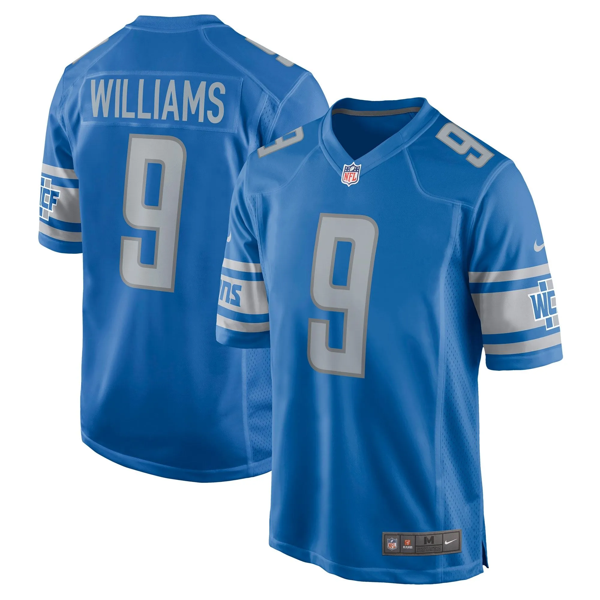 Jameson Williams Detroit Lions  Player Game Jersey - Blue