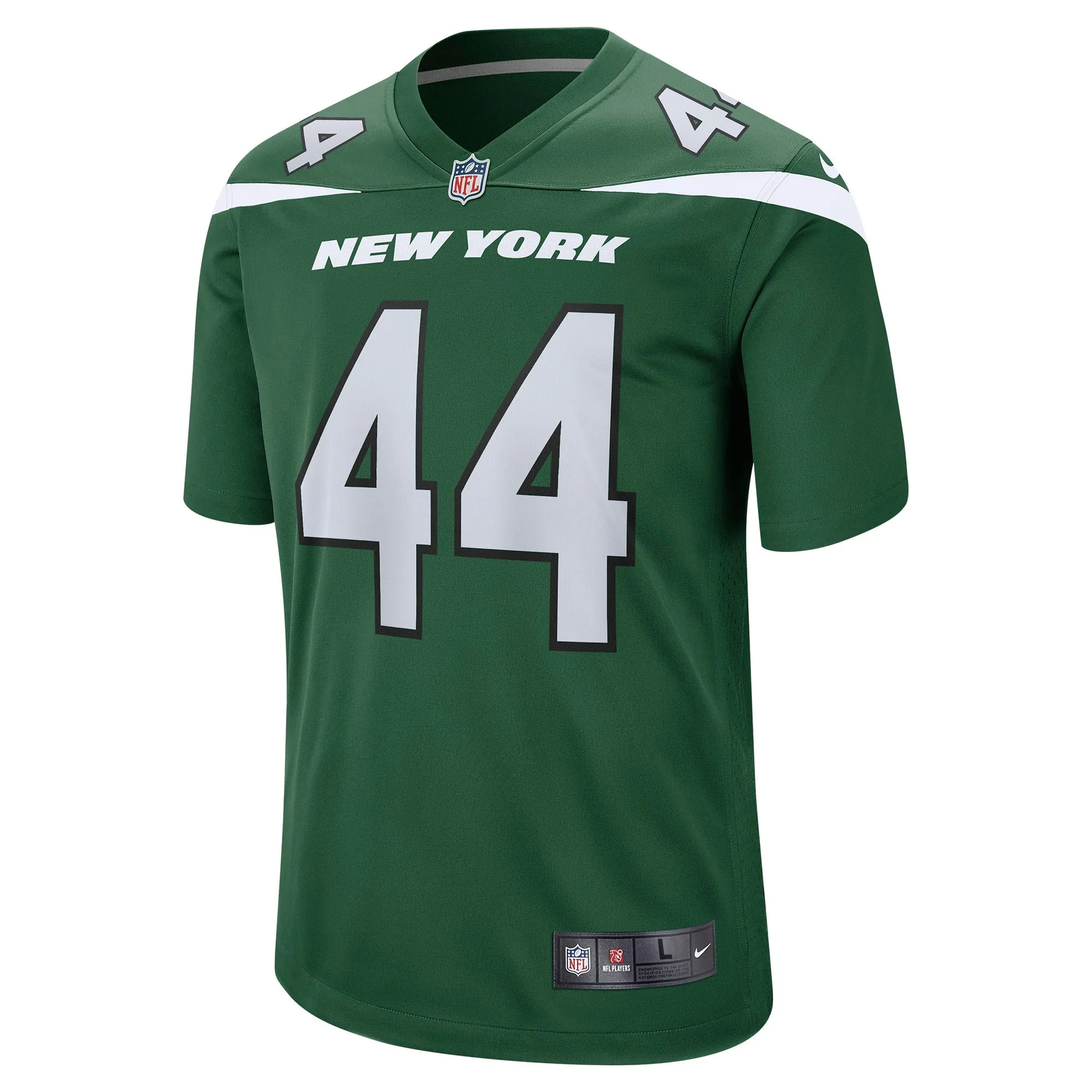 Jamien Sherwood New York Jets  Game Jersey - Gotham Green