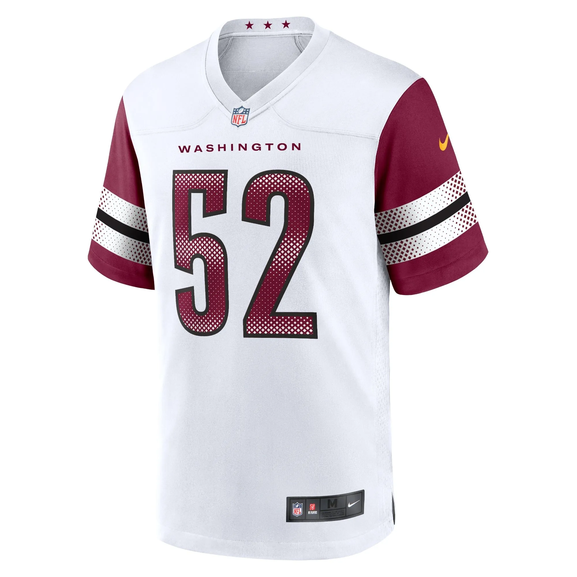 Jamin Davis Washington Commanders  Game Jersey - White