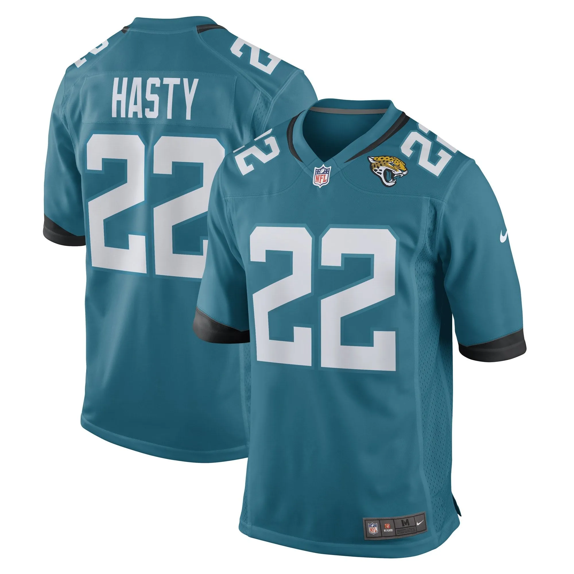 Jamycal Hasty Jacksonville Jaguars  Game Player Jersey - Teal