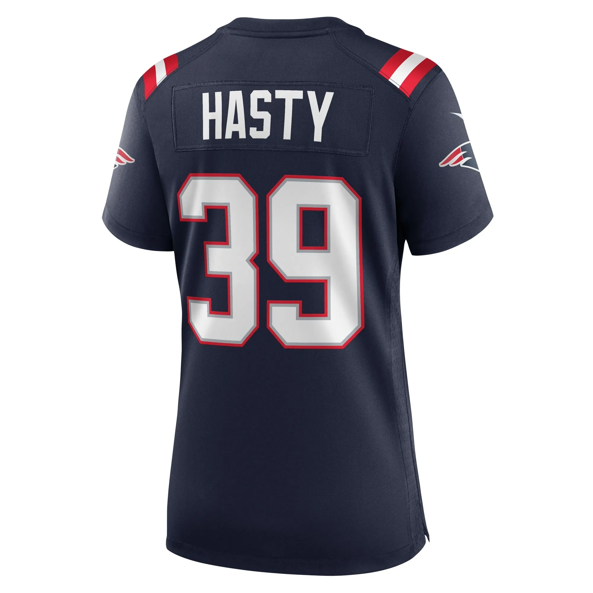 Jamycal Hasty New England Patriots  Women's Team Game Jersey -  Navy