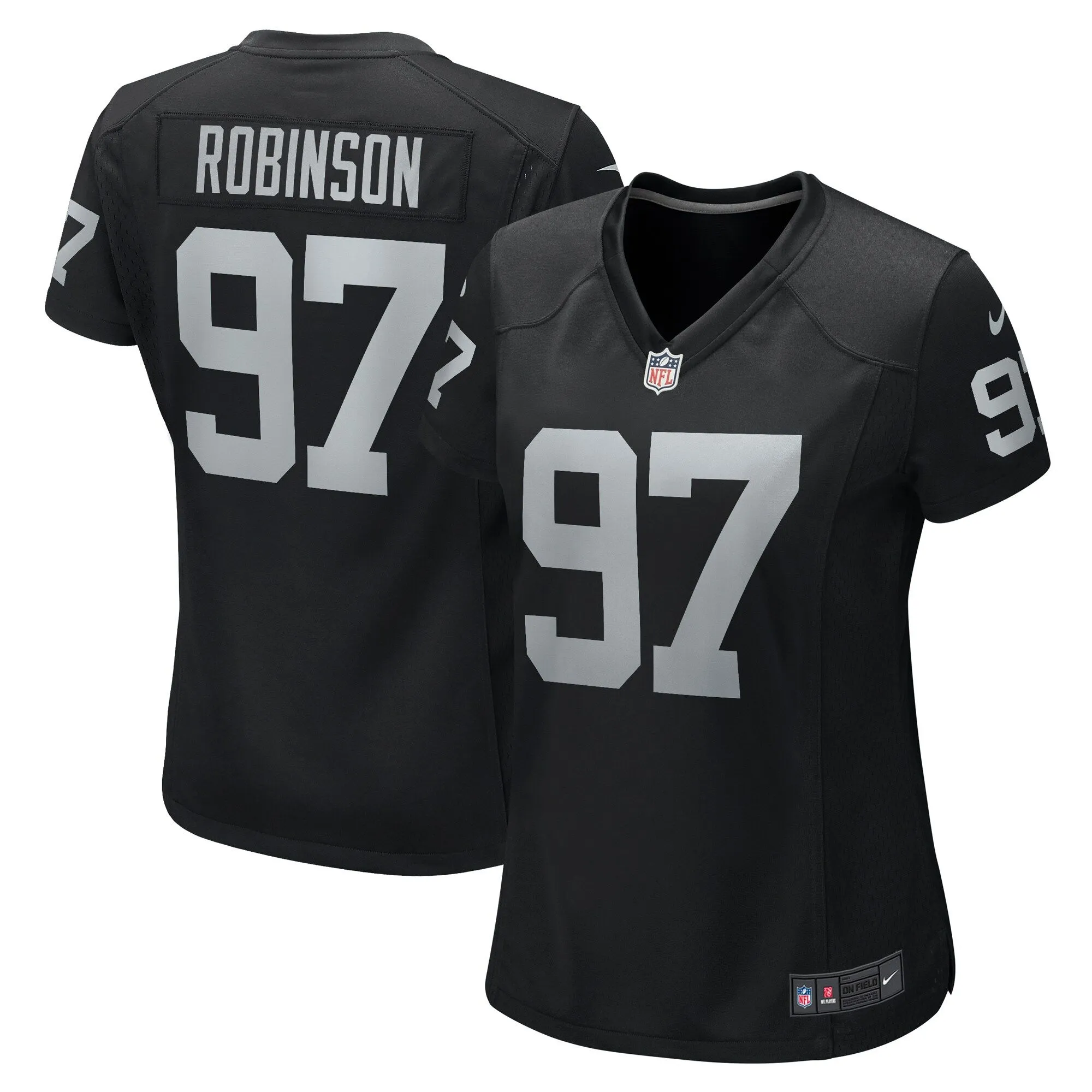 Janarius Robinson Las Vegas Raiders  Women's Team Game Jersey -  Black