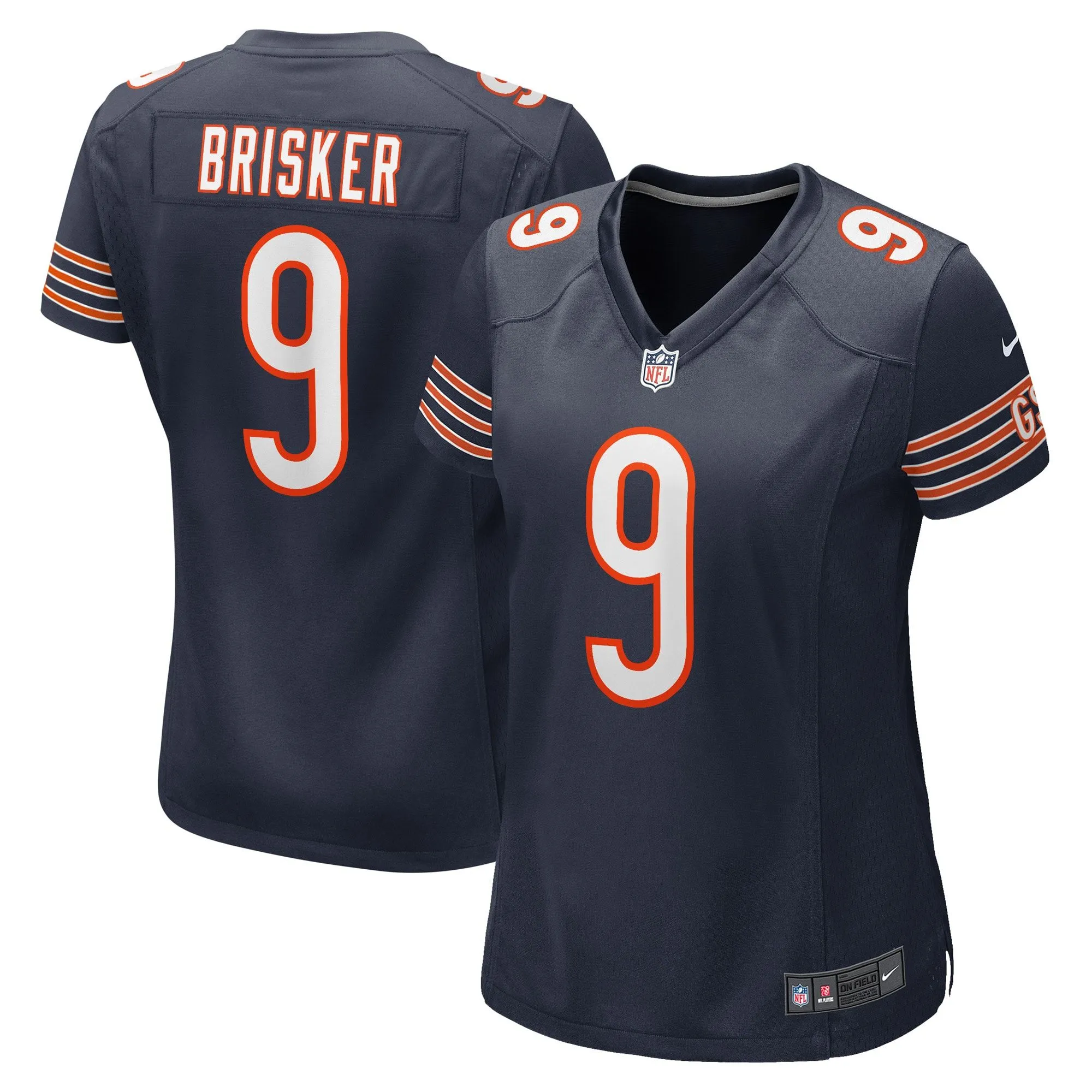 Jaquan Brisker Chicago Bears  Women's Game Player Jersey - Navy