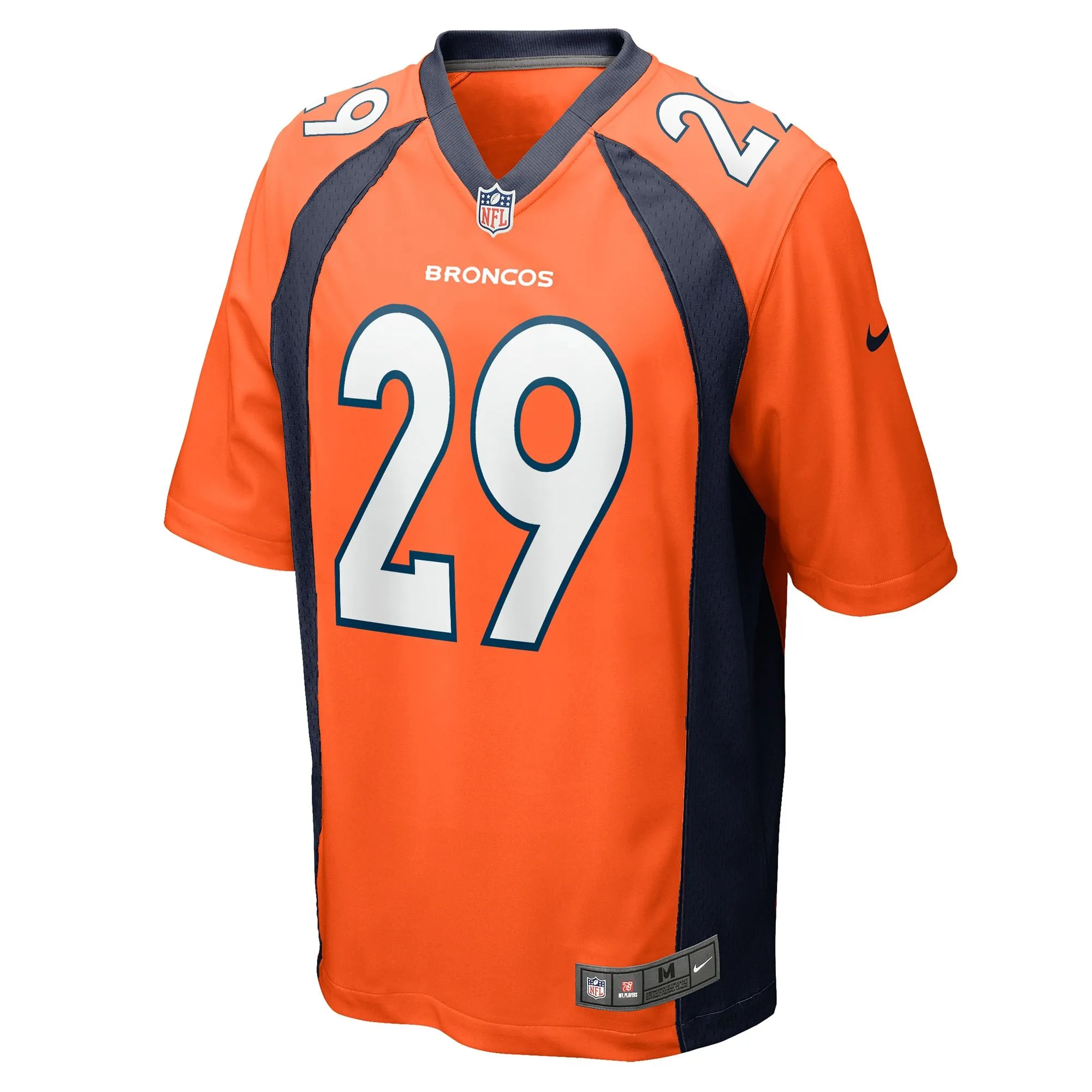 JaQuan McMillian Denver Broncos  Team Game Jersey -  Orange