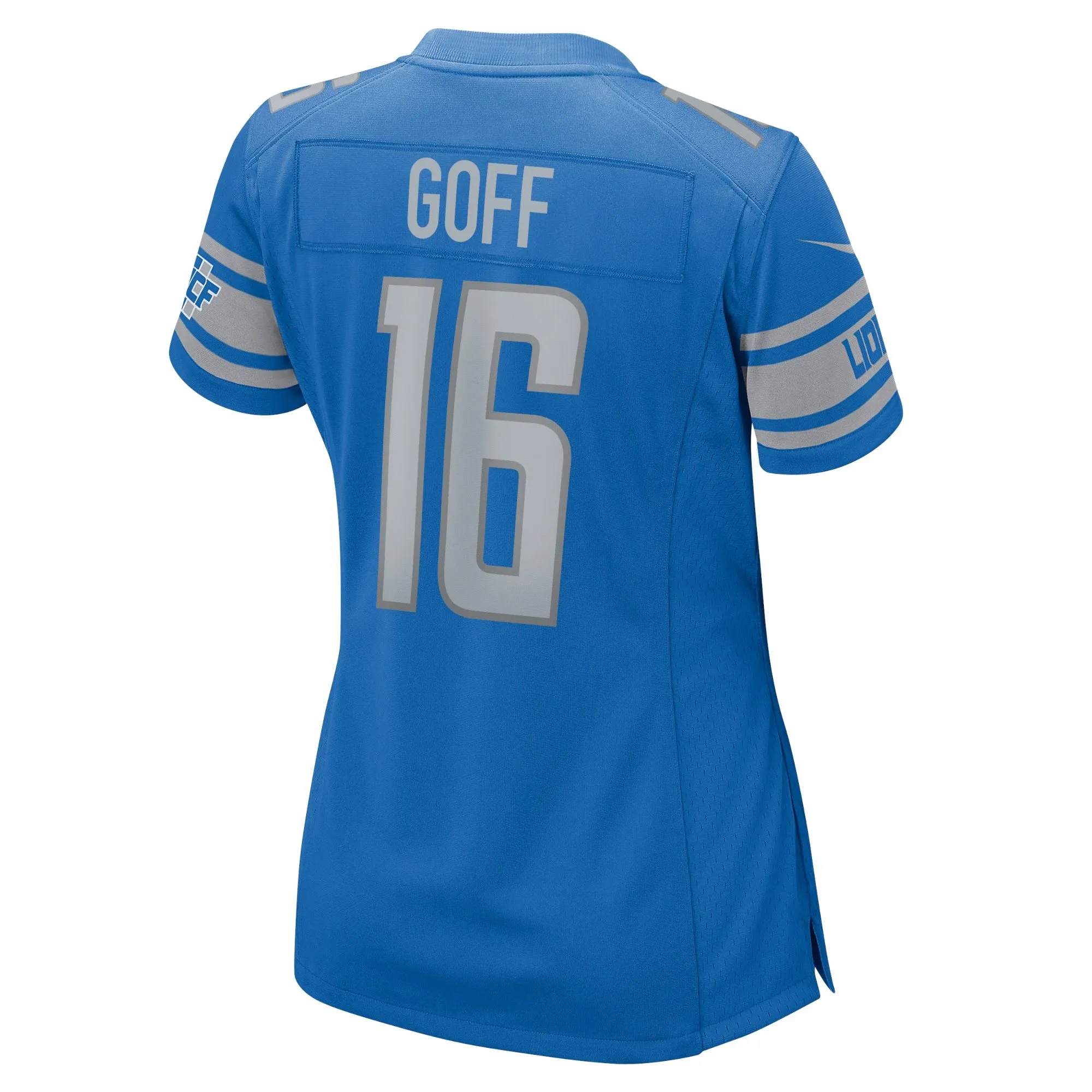 Jared Goff Detroit Lions  Women's Player Game Jersey - Blue