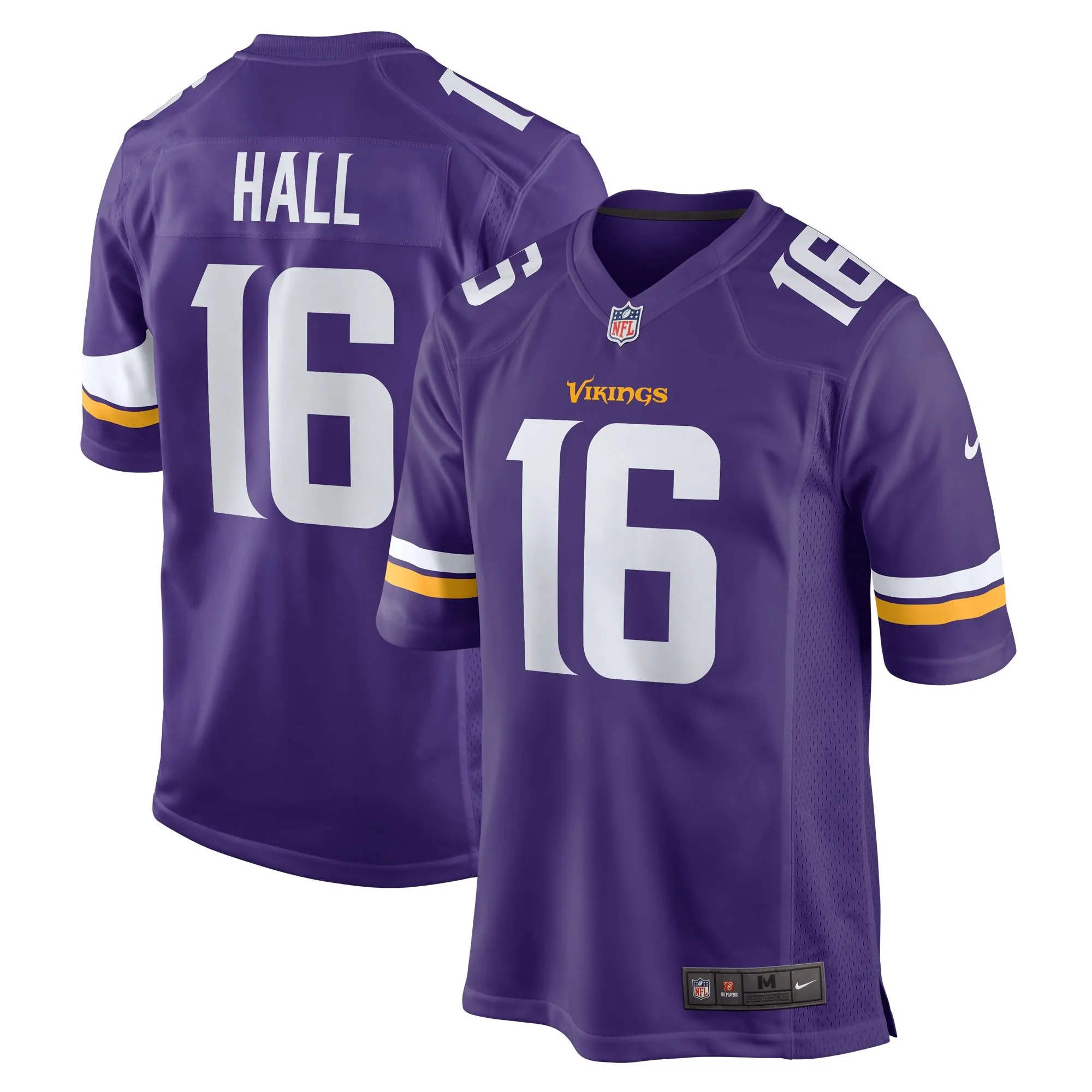 Jaren Hall Minnesota Vikings   Game Jersey -  Purple