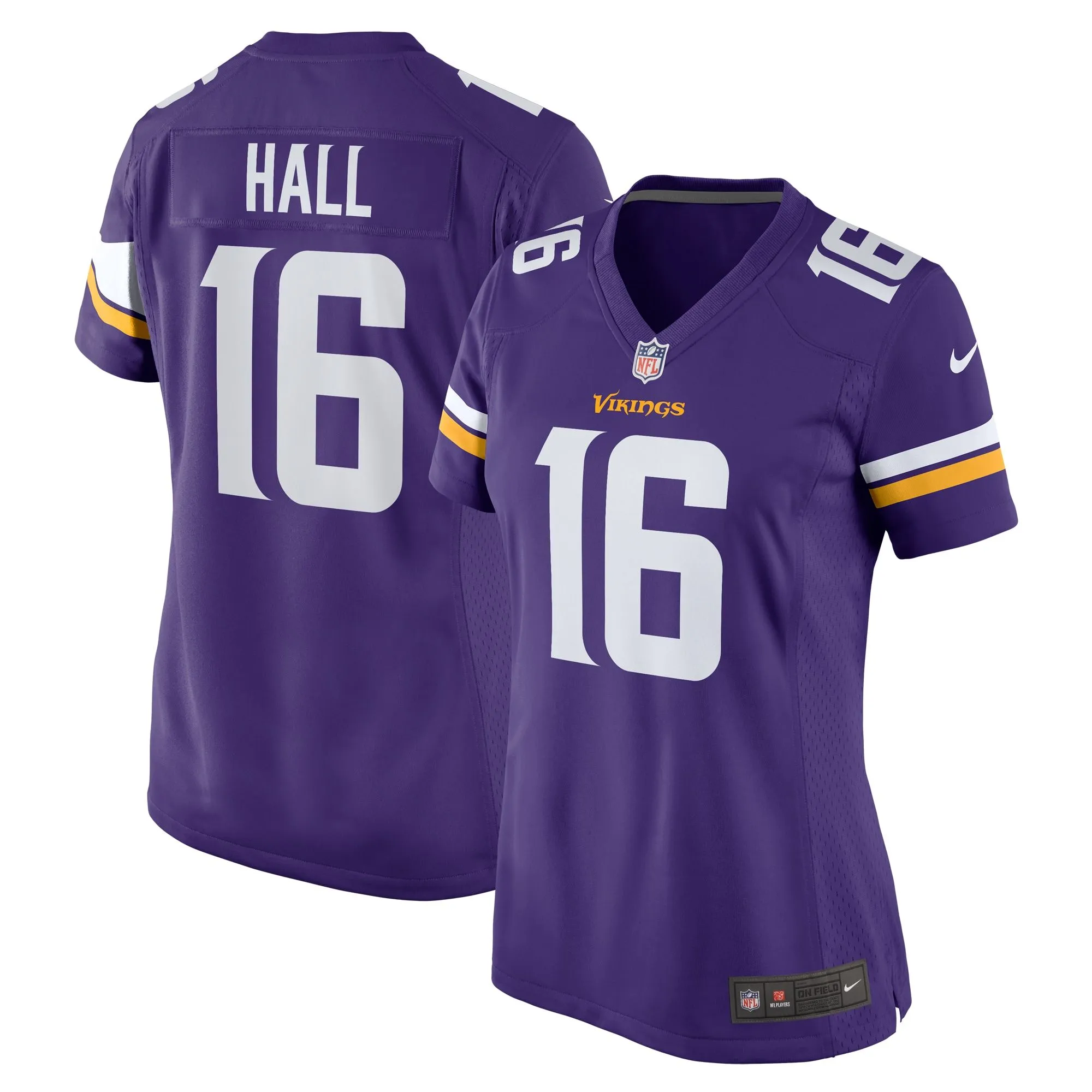 Jaren Hall Minnesota Vikings  Women's  Game Jersey -  Purple