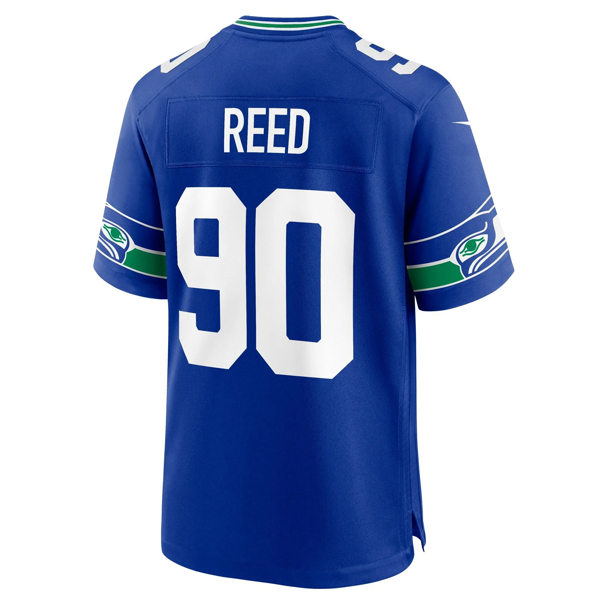 Jarran Reed Seattle Seahawks  Throwback Player Game Jersey - Royal