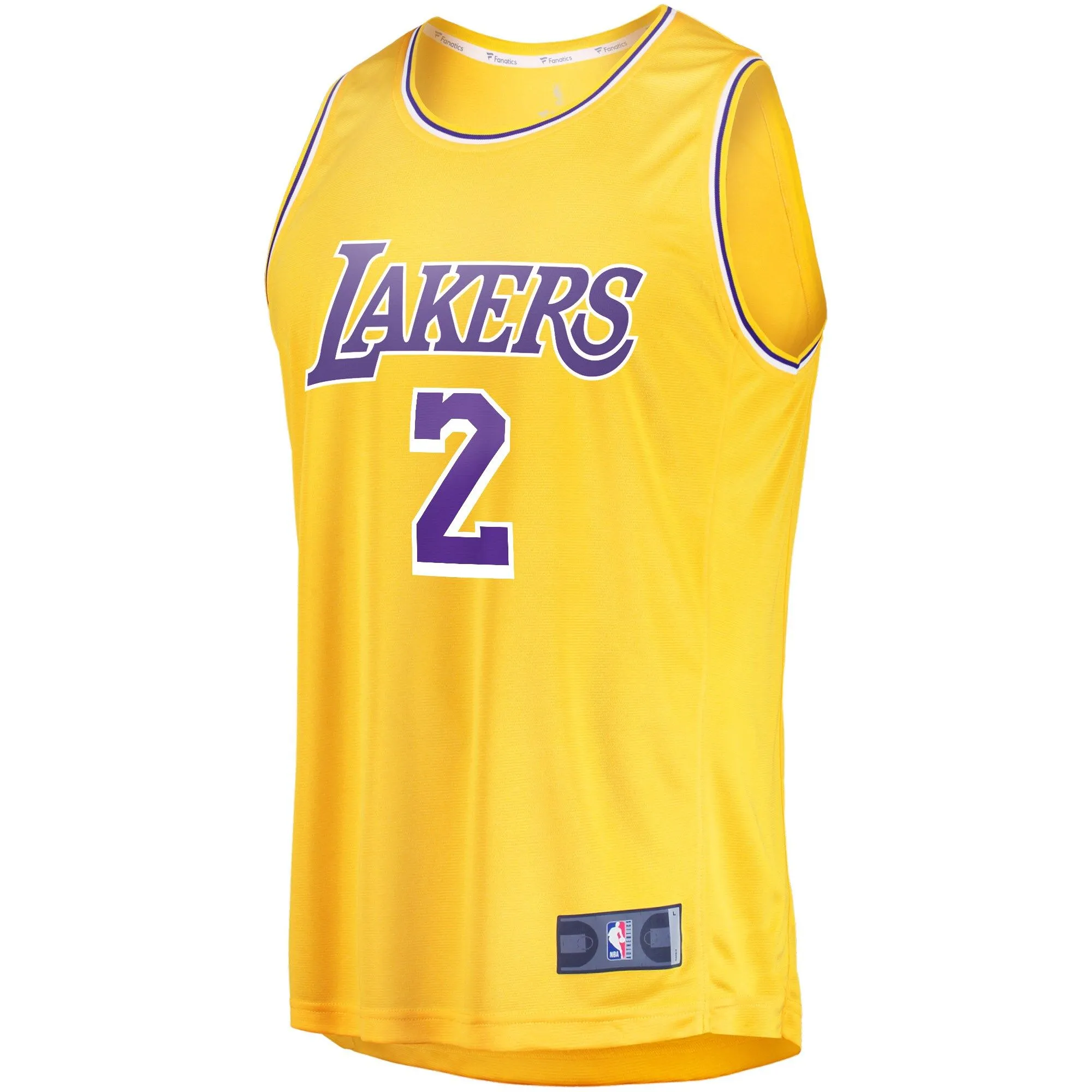 Jarred Vanderbilt Los Angeles Lakers Fanatics Branded Fast Break Player Jersey - Icon Edition - Gold