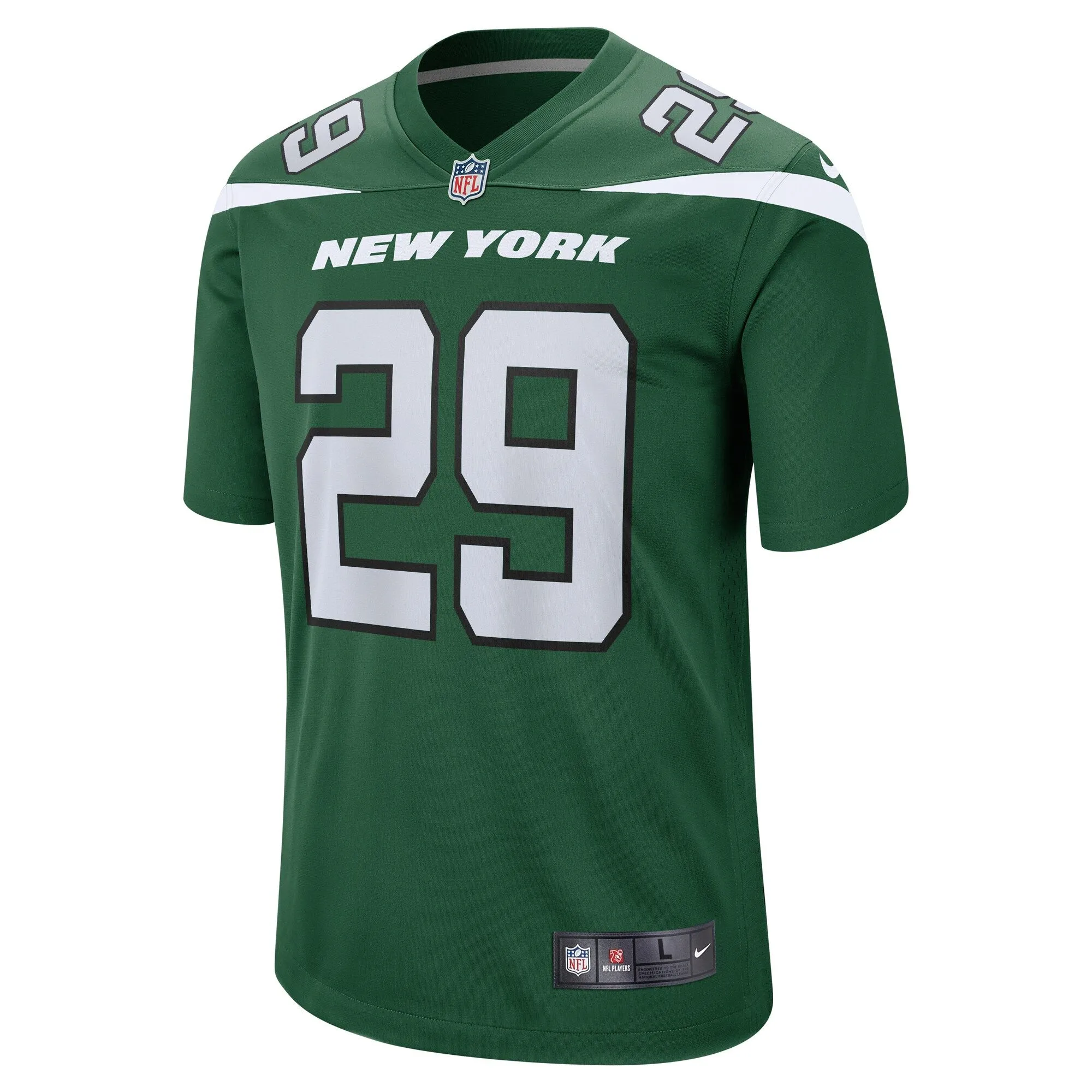 Jarrick Bernard Converse New York Jets   Game Jersey - Gotham Green