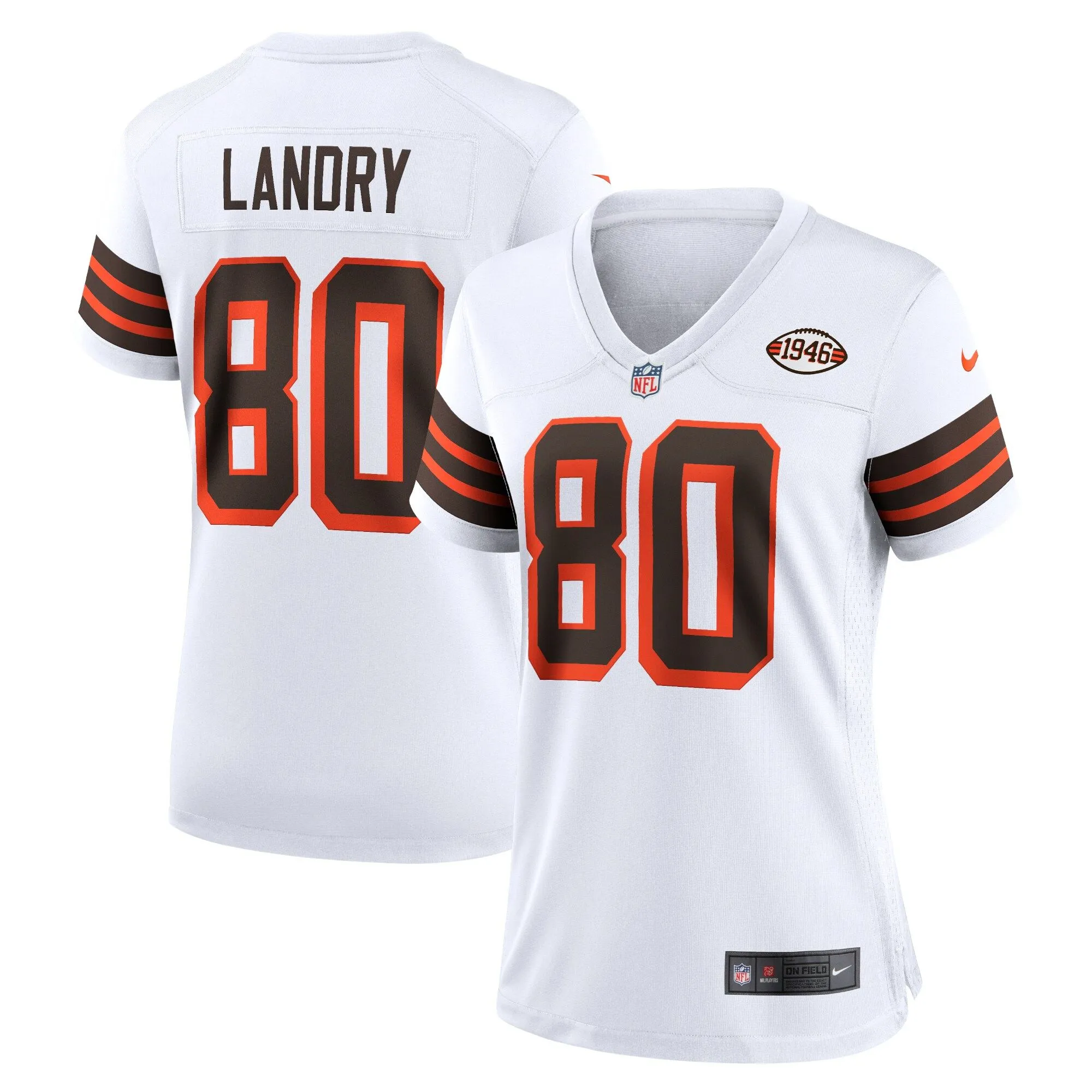 Jarvis Landry Cleveland Browns  Women's 1946 Collection Alternate Game Jersey - White