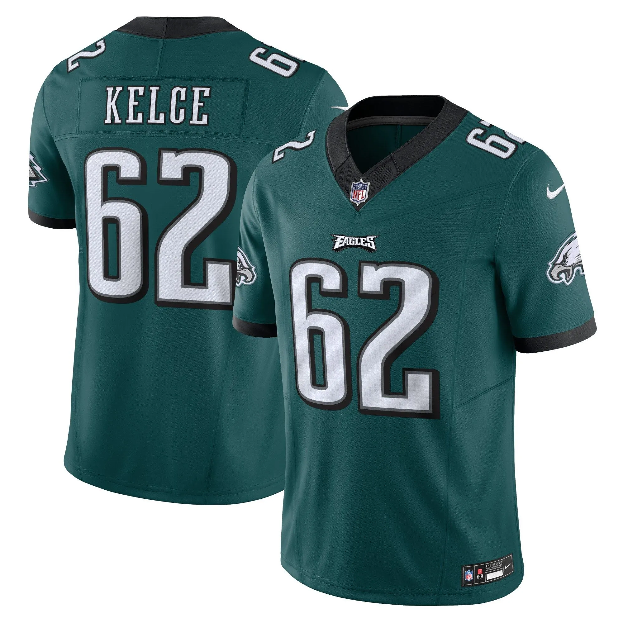 Jason Kelce Philadelphia Eagles  Vapor F.U.S.E. Limited Jersey - Midnight Green