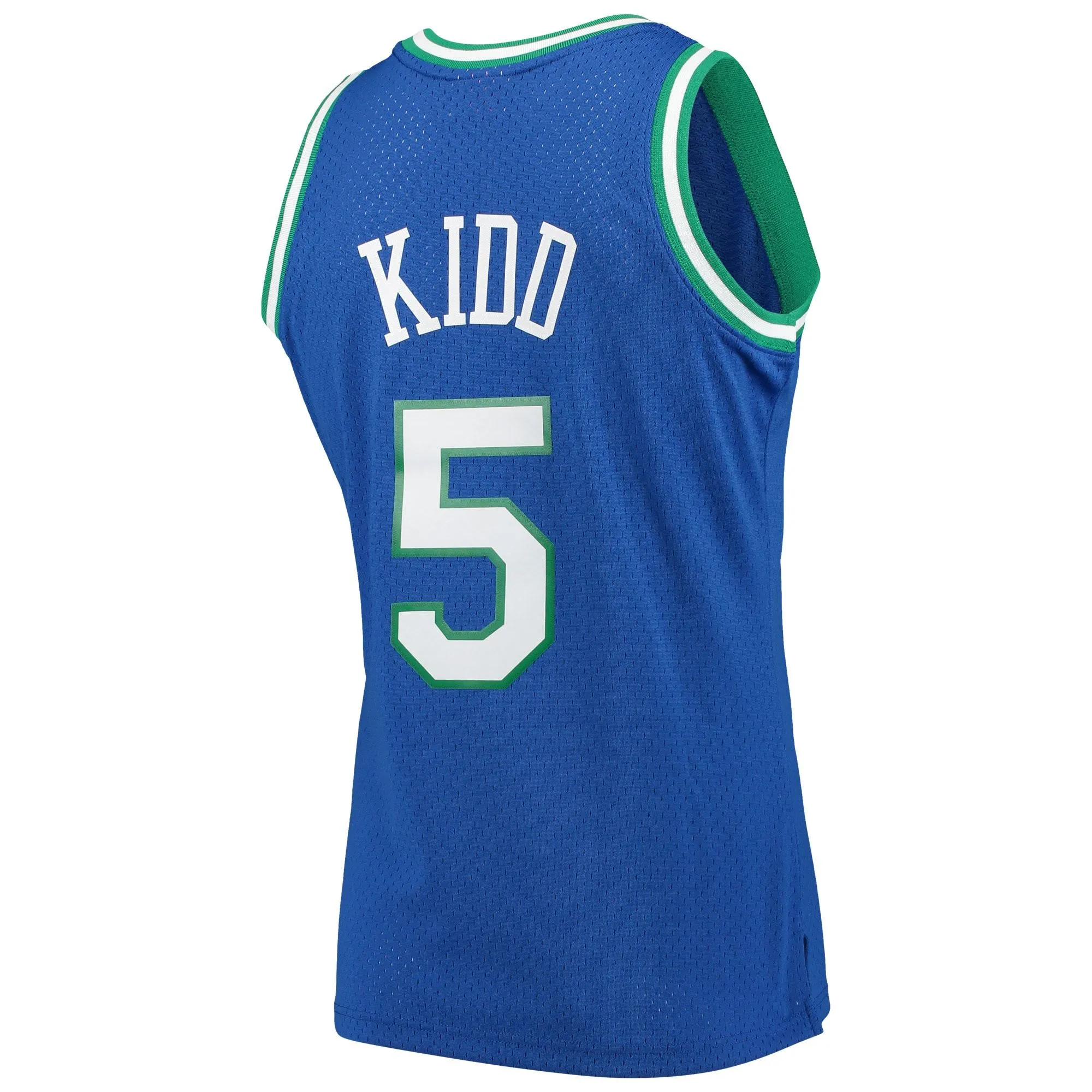 Jason Kidd Dallas Mavericks Mitchell & Ness 1994/95 Hardwood Classics Swingman Jersey - Blue