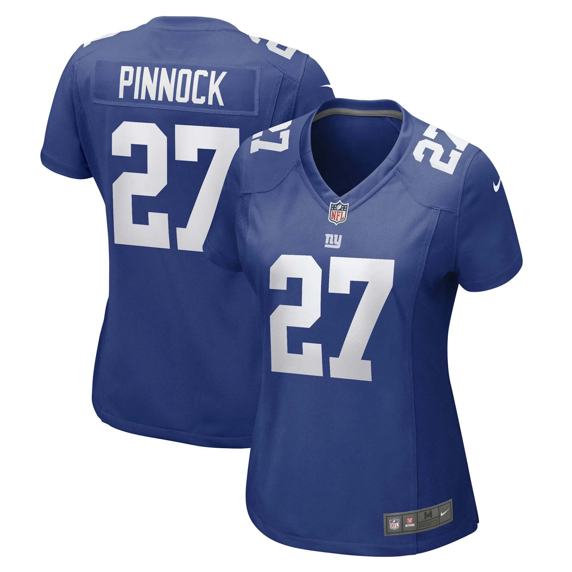 Jason Pinnock New York Giants  Women's Game Player Jersey - Royal