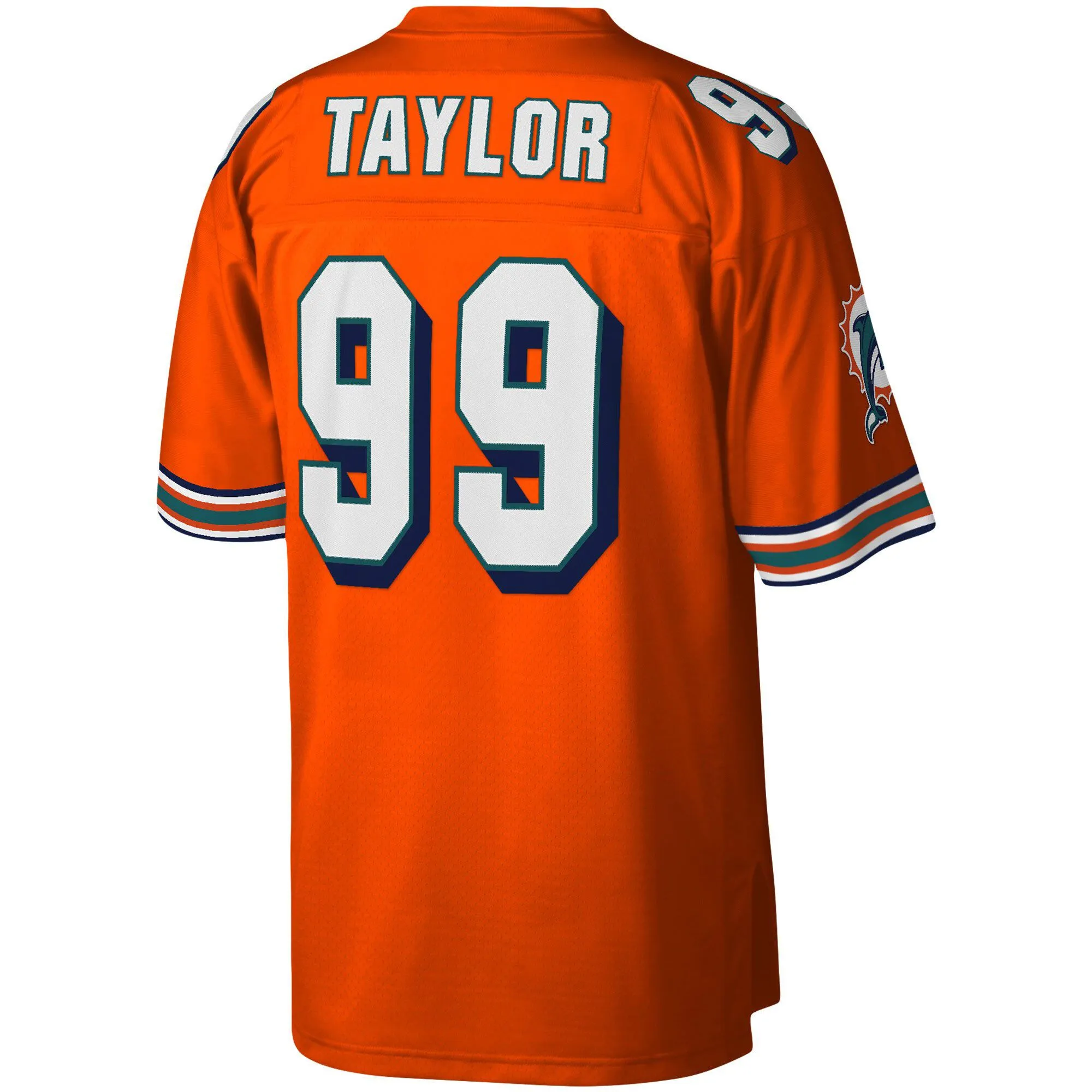 Jason Taylor Miami Dolphins Mitchell & Ness Big & Tall 2004 Retired Player Replica Jersey - Orange