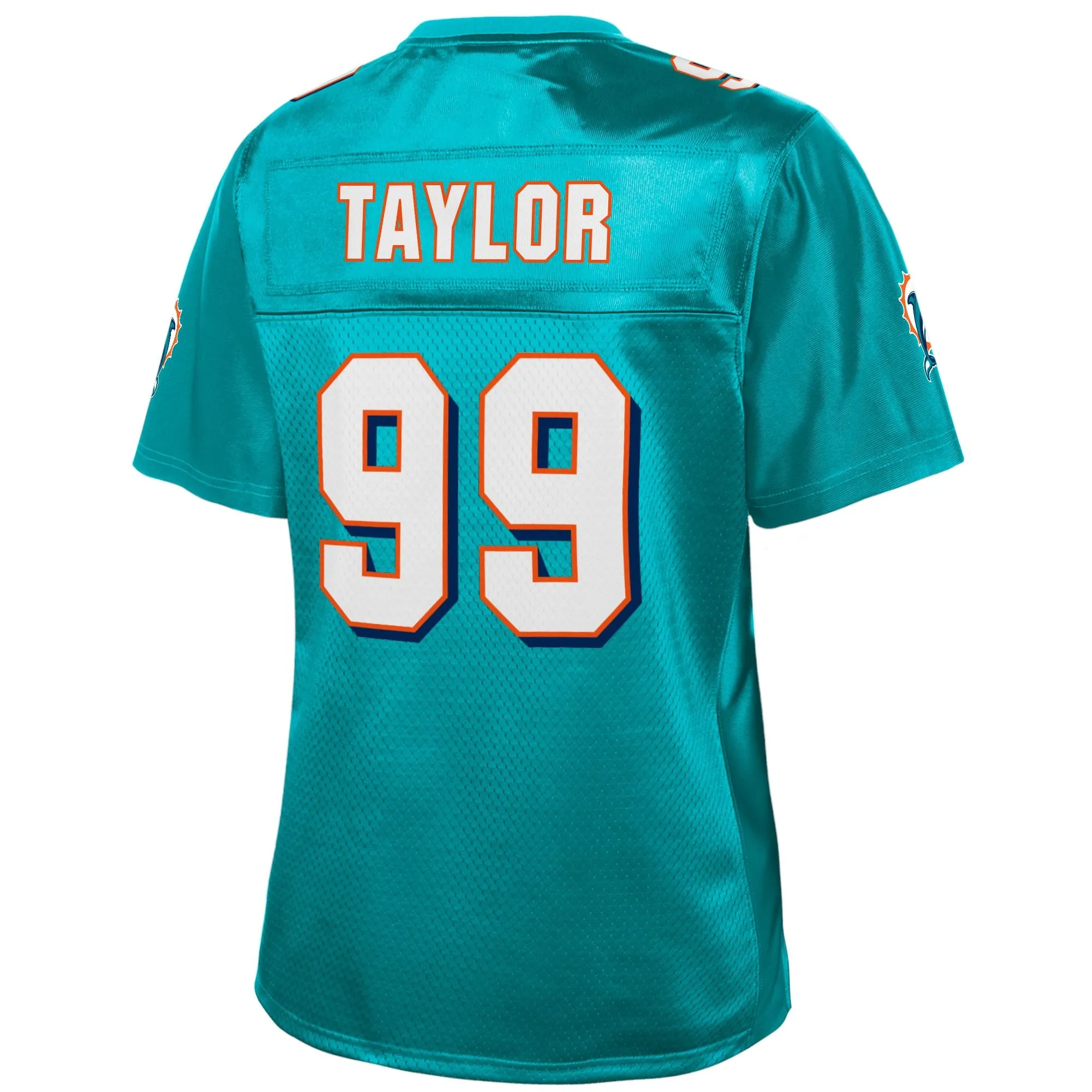 Jason Taylor Miami Dolphins NFL Pro Line Women's Retired Player Replica Jersey - Aqua