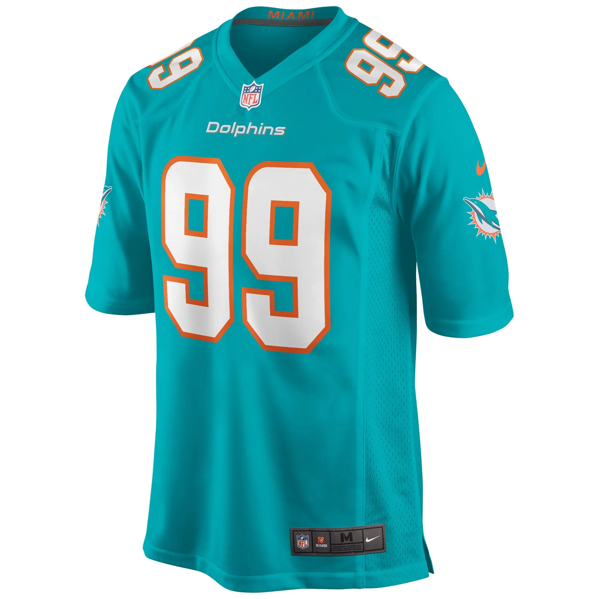 Jason Taylor Miami Dolphins  Game Retired Player Jersey - Aqua