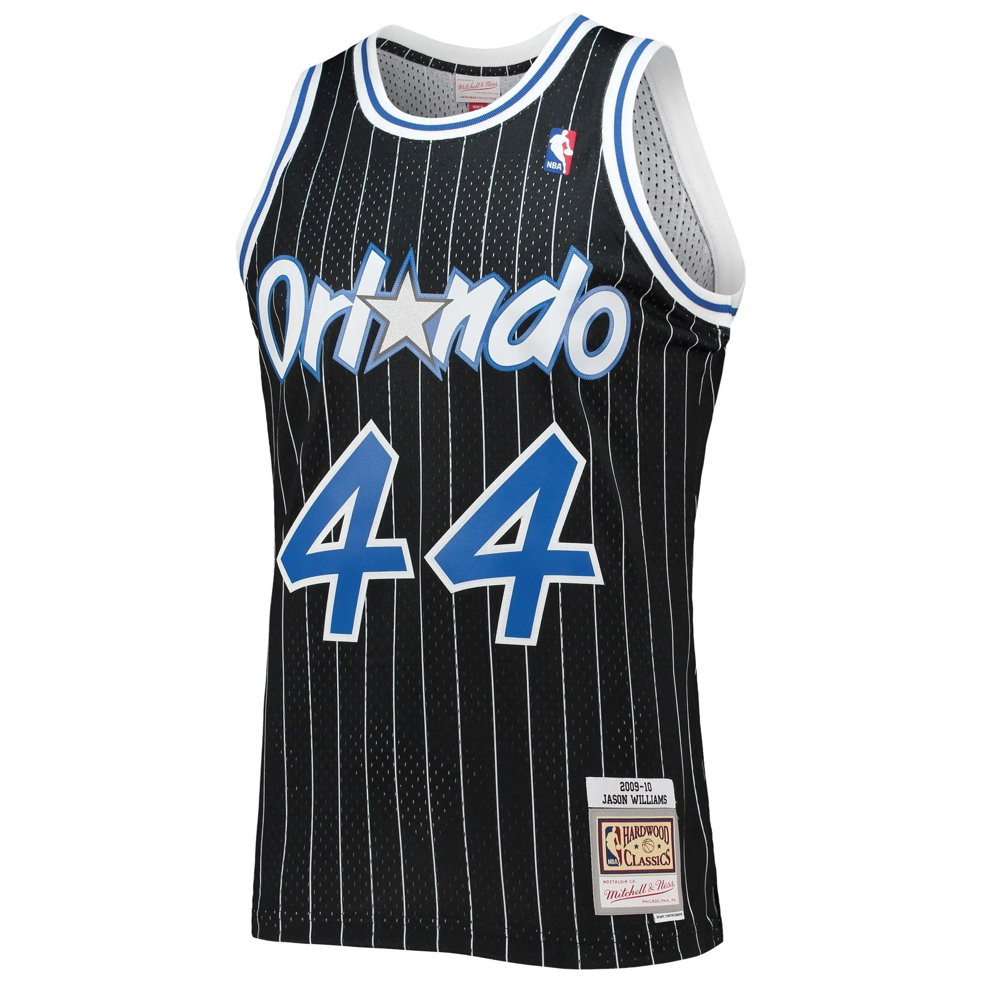 Jason Williams Orlando Magic Mitchell & Ness 2001/02 Hardwood Classics Swingman Jersey - Black