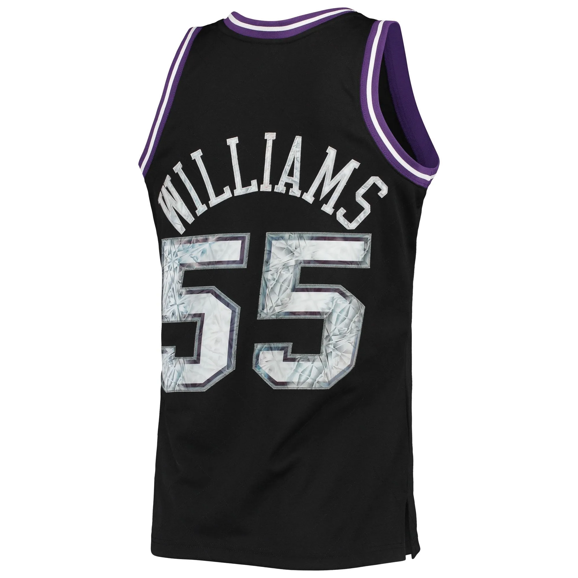 Jason Williams Sacramento Kings Mitchell & Ness 2000/01 Hardwood Classics NBA 75th Anniversary Diamond Swingman Jersey - Black